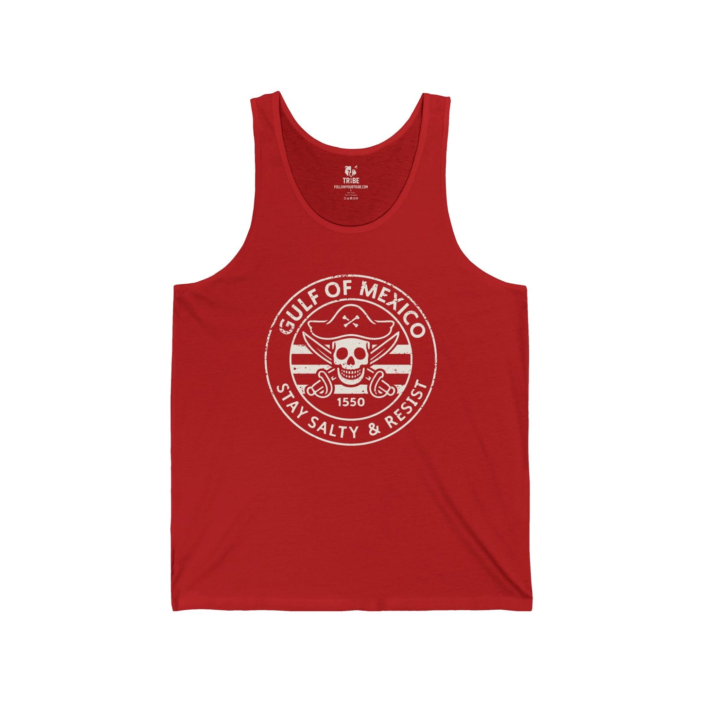 Gulf of Mexico Pirate Resist Shirt Protest Tank Top Social Justice Anti-Trump Merch Anti-Fascism Gear Resistance Tank Top Democrat Apparel