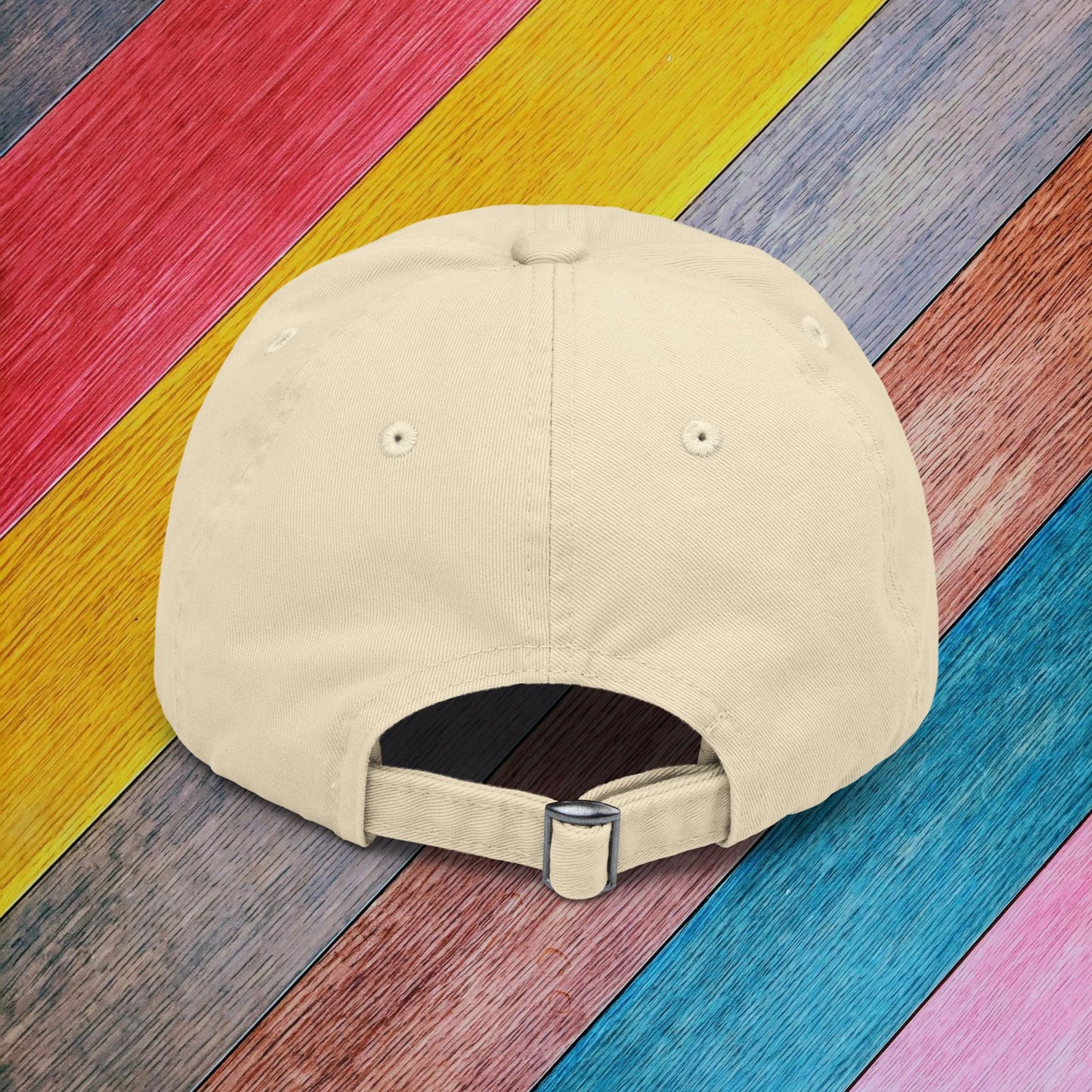 Distressed Cap LGBT Pride Proud Straight Ally Hat LGBTQIA Supportive Baseball Cap 100% cotton twill Unisex Distressed Trucker Cap Vintage