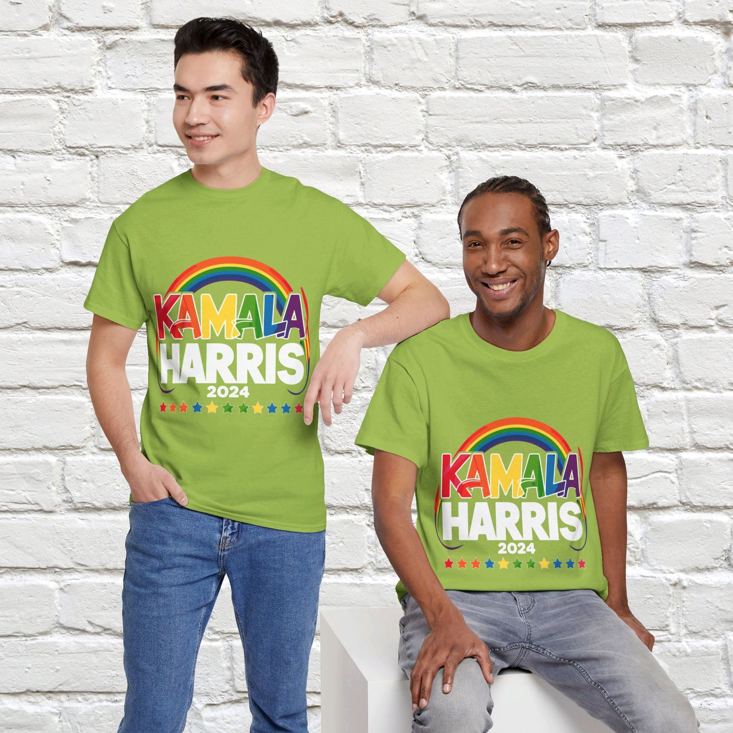 LGBTQ+ for Kamala Shirt- Queers for Kamala Tee-  Democrat Presidential Election T-Shirt