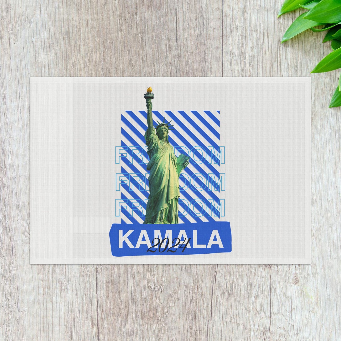 Statue of Liberty Freedom Kamala 2024 Flag - Save Democracy Freedom Flag