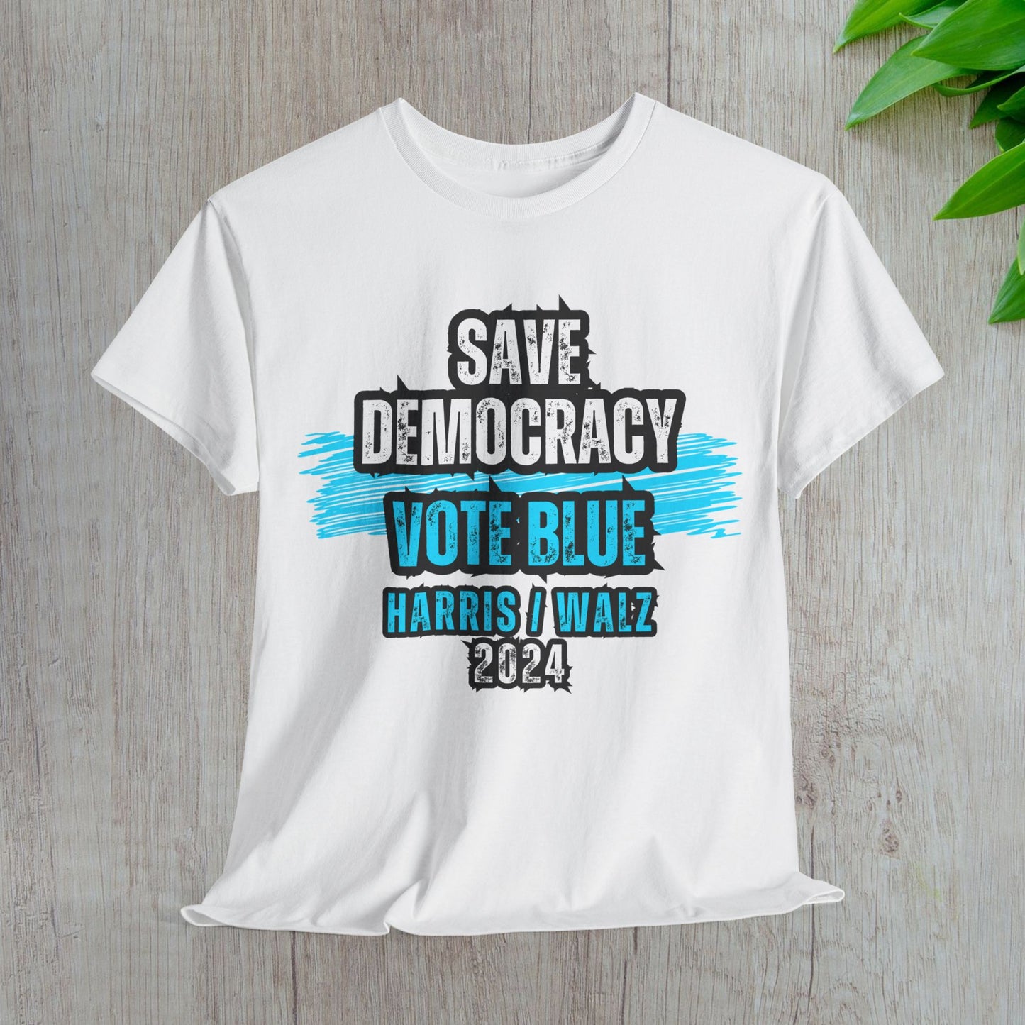 Save Democracy Vote Blue Shirt- Save Democracy Tee- Democrat Presidential Election T-Shirt