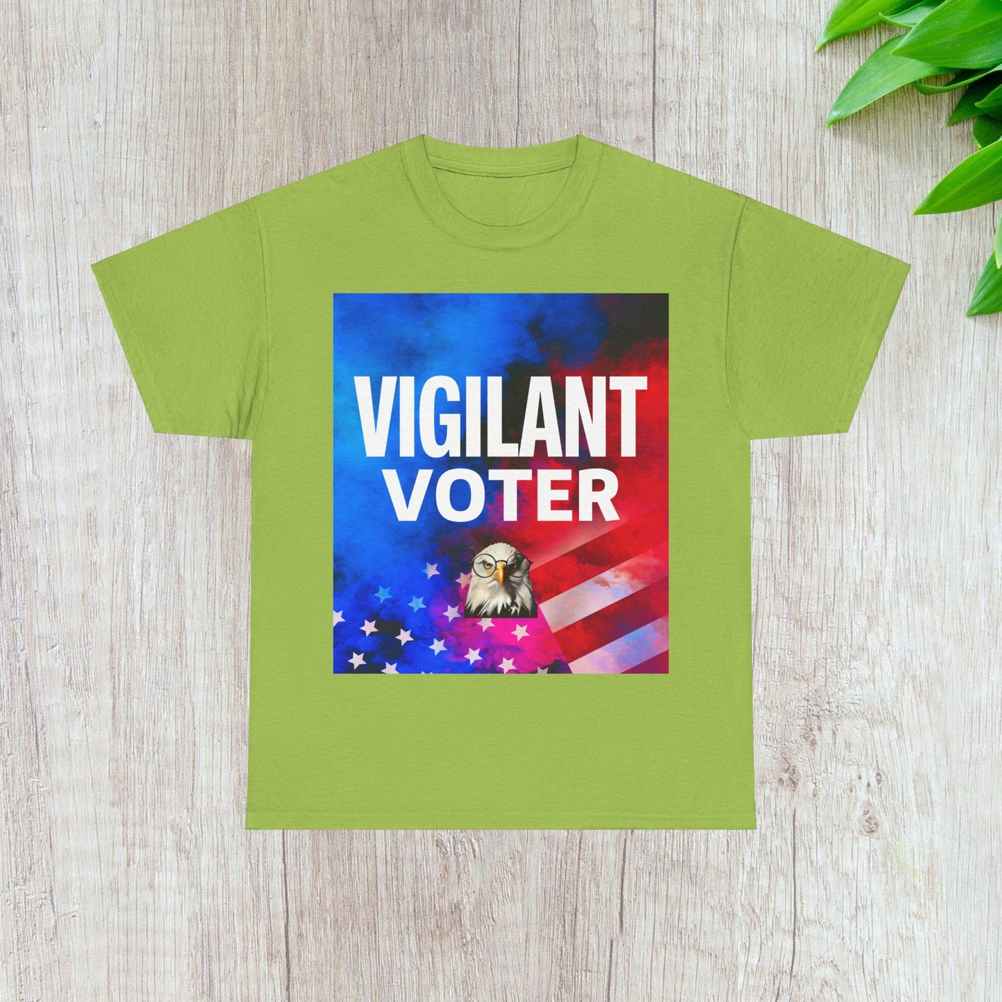 Vigilant Voter Shirt- Vote Blue Save Democracy Tee- Democrat Presidential Election T-Shirt