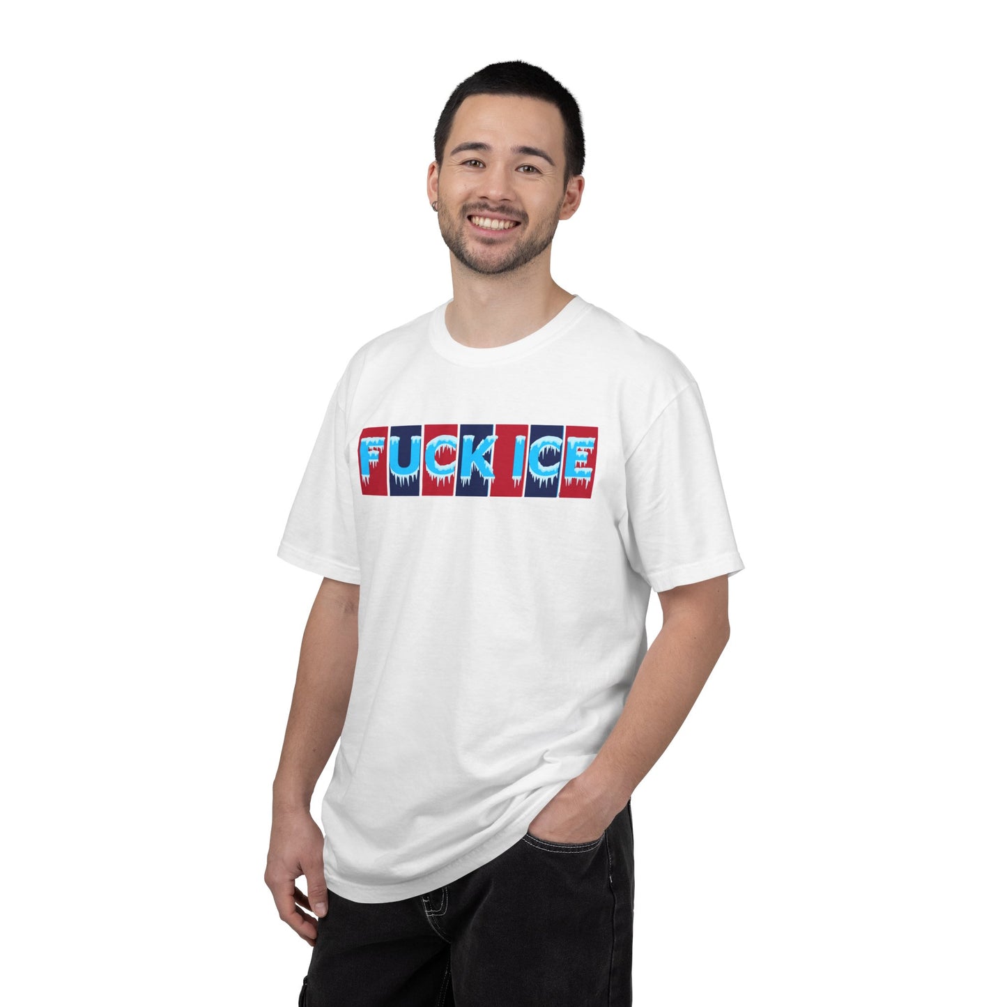F*ck Ice Tee Protest Shirt Foxtrot Delta Tango F*ck Donald Trump Anti-Fascism Abolish Icestapo Comfort Colors Ring-Spun Cotton Tshirt