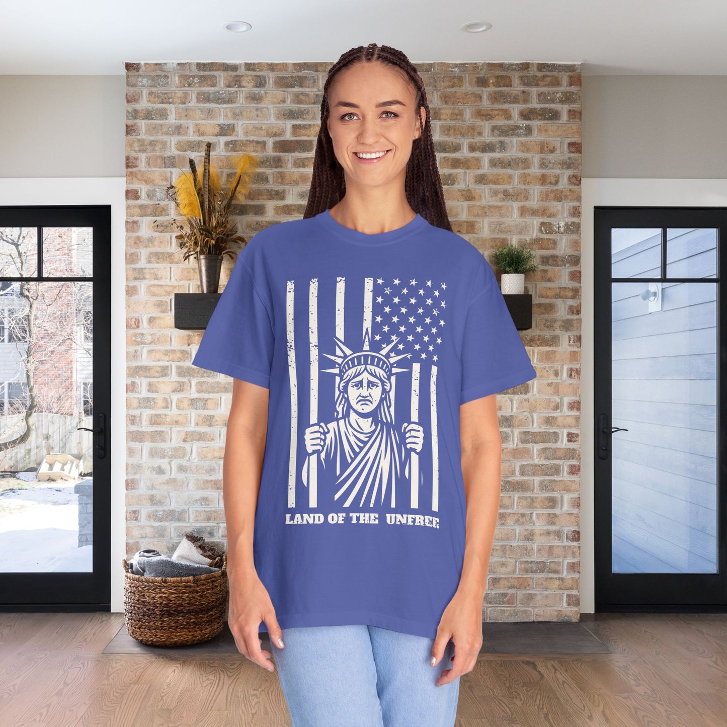 Unfree Social Justice Shirt Anti Trump Resistance Tee Anti-Fascism Protest TShirt Comfort Colors Activist T-Shirt Gift for Democrat Apparel