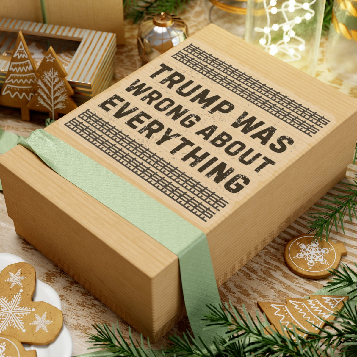 Resist Sticker FDT Anti Trump Was Wrong About Everything Political Decal Protest Sticker Activist Anti-Fascism Resistance Decal