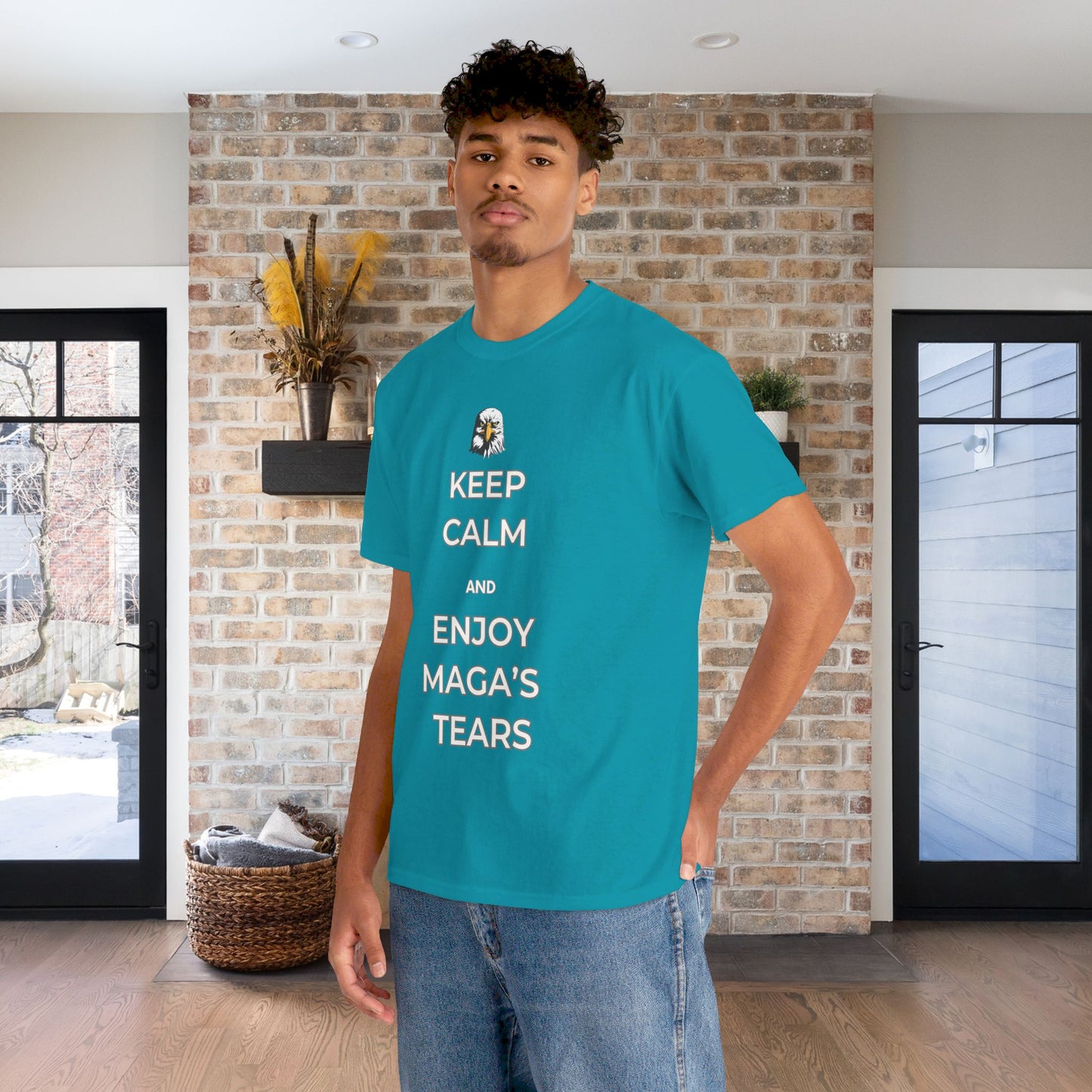 Keep Calm and Enjoy MAGA's Tears Shirt- Harris Walz Tee-  Democrat Presidential Election T-Shirt