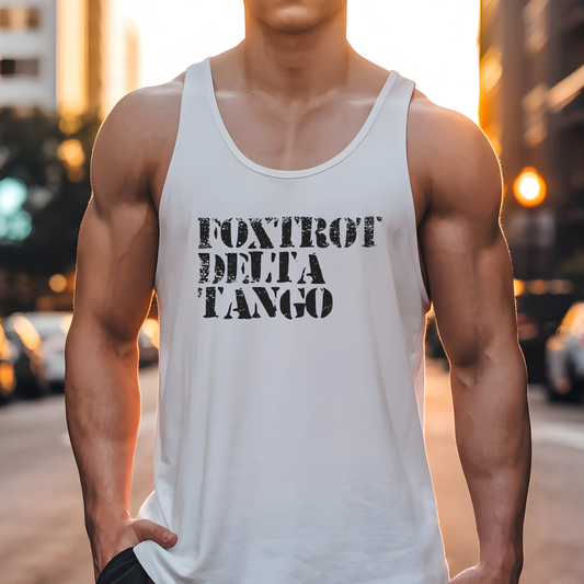 FDT Shirt Protest Tank Top Foxtrot Delta Tango Tank Top Social Justice Shirt Anti-Trump Merch Anti-Fascism Resistance Gear Protest Apparel