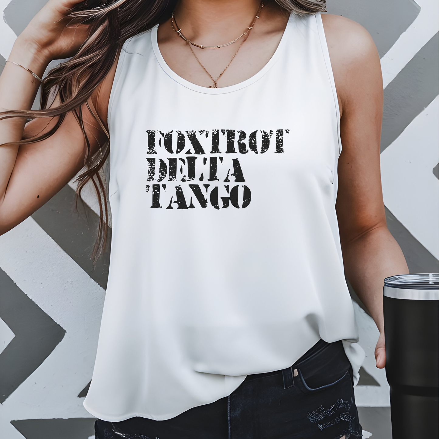 FDT Shirt Protest Tank Top Foxtrot Delta Tango Tank Top Social Justice Shirt Anti-Trump Merch Anti-Fascism Resistance Gear Protest Apparel