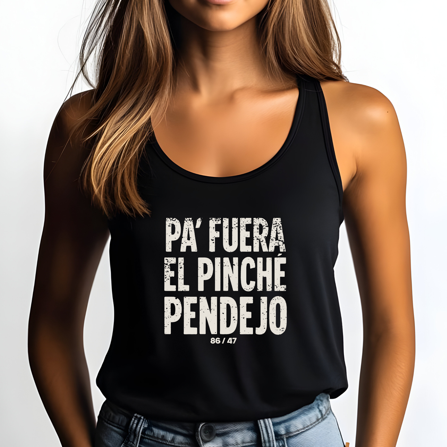 Pinche Pendejo Camisa Anti Trump Camiseta Protesta Anti-Maga Camisilla Camisa En Español Polo Sin Mangas Playera Activista Justicia Social
