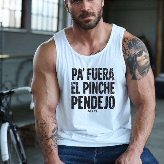 Pinche Pendejo Camisa Anti Trump Camiseta Protesta Anti-Maga Camisilla Camisa En Español Polo Sin Mangas Playera Activista Justicia Social