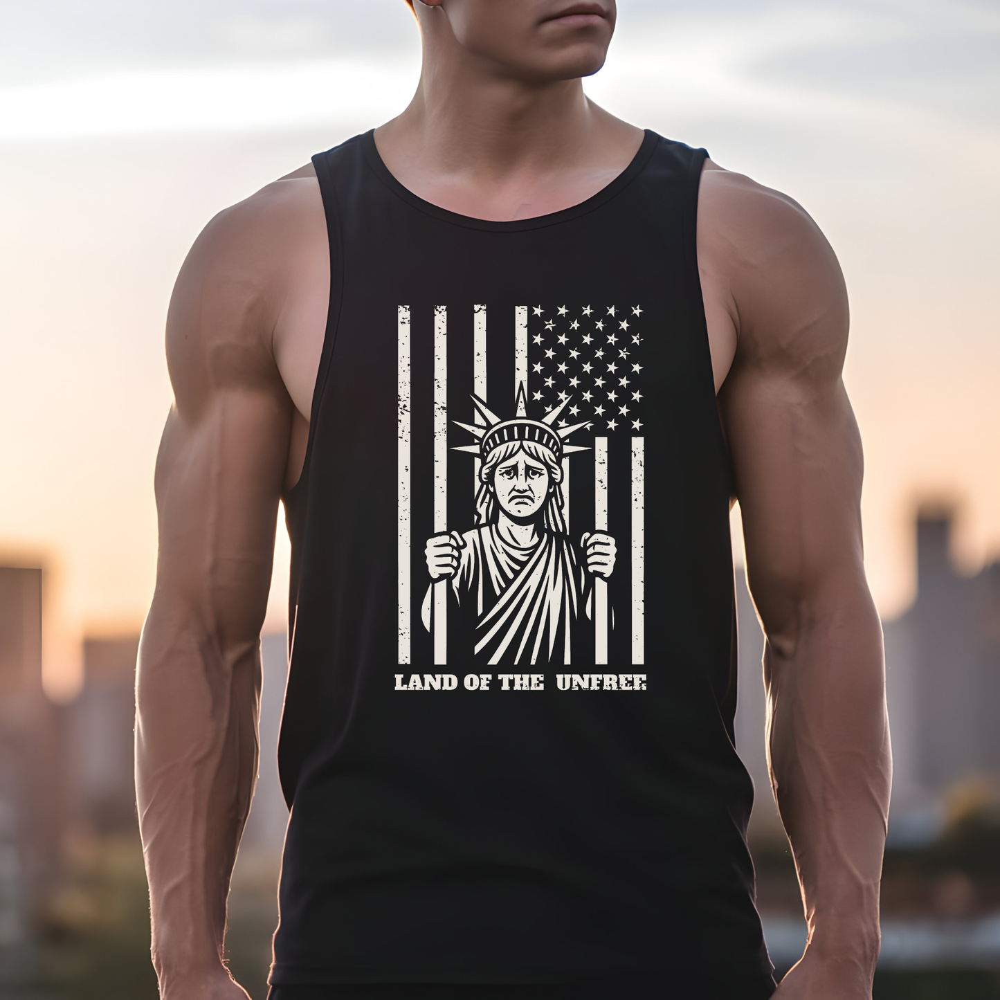 Unfree Social Justice Shirt Anti-Trump Protest Tank Top Anti-Fascism Merch Reject Maga Resistance Tee Activist Tank Top for Democrat Apparel