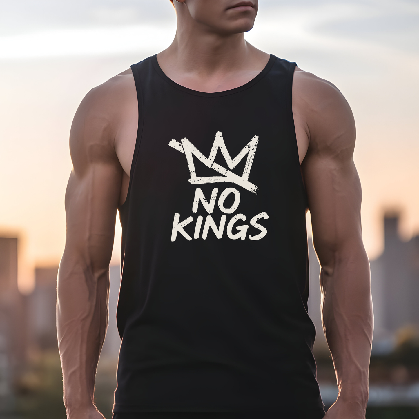 No Kings in America Activist Tank Top Social Justice Shirt Protest Anti-Maga Resistance Tee Resist Shirt Anti-Trump Tank Democrat Apparel