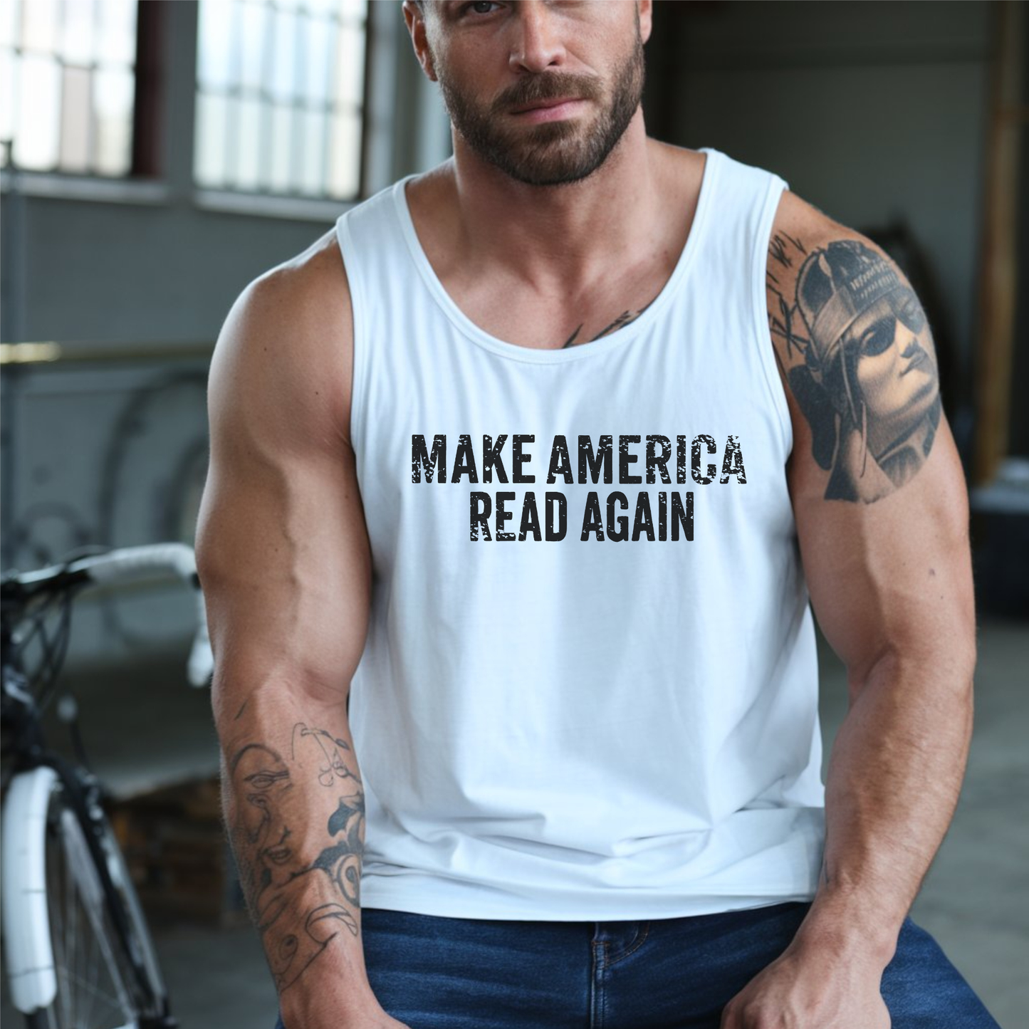 MARA Protest Tee Make America Read Again Tank Top Social Justice Shirt Banned Books Anti-Fascism Activist Tank Gift for Bookworm Anti Trump