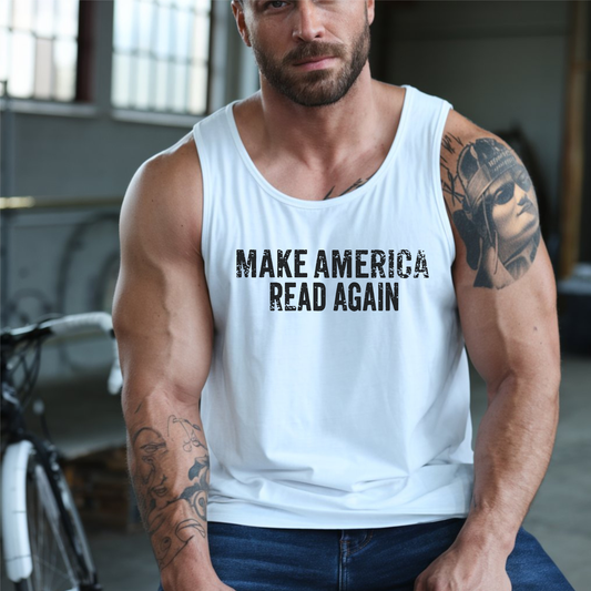 MARA Protest Tee Make America Read Again Tank Top Social Justice Shirt Banned Books Anti-Fascism Activist Tank Gift for Bookworm Anti Trump