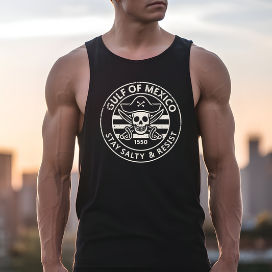Gulf of Mexico Pirate Resist Shirt Protest Tank Top Social Justice Anti-Trump Merch Anti-Fascism Gear Resistance Tank Top Democrat Apparel