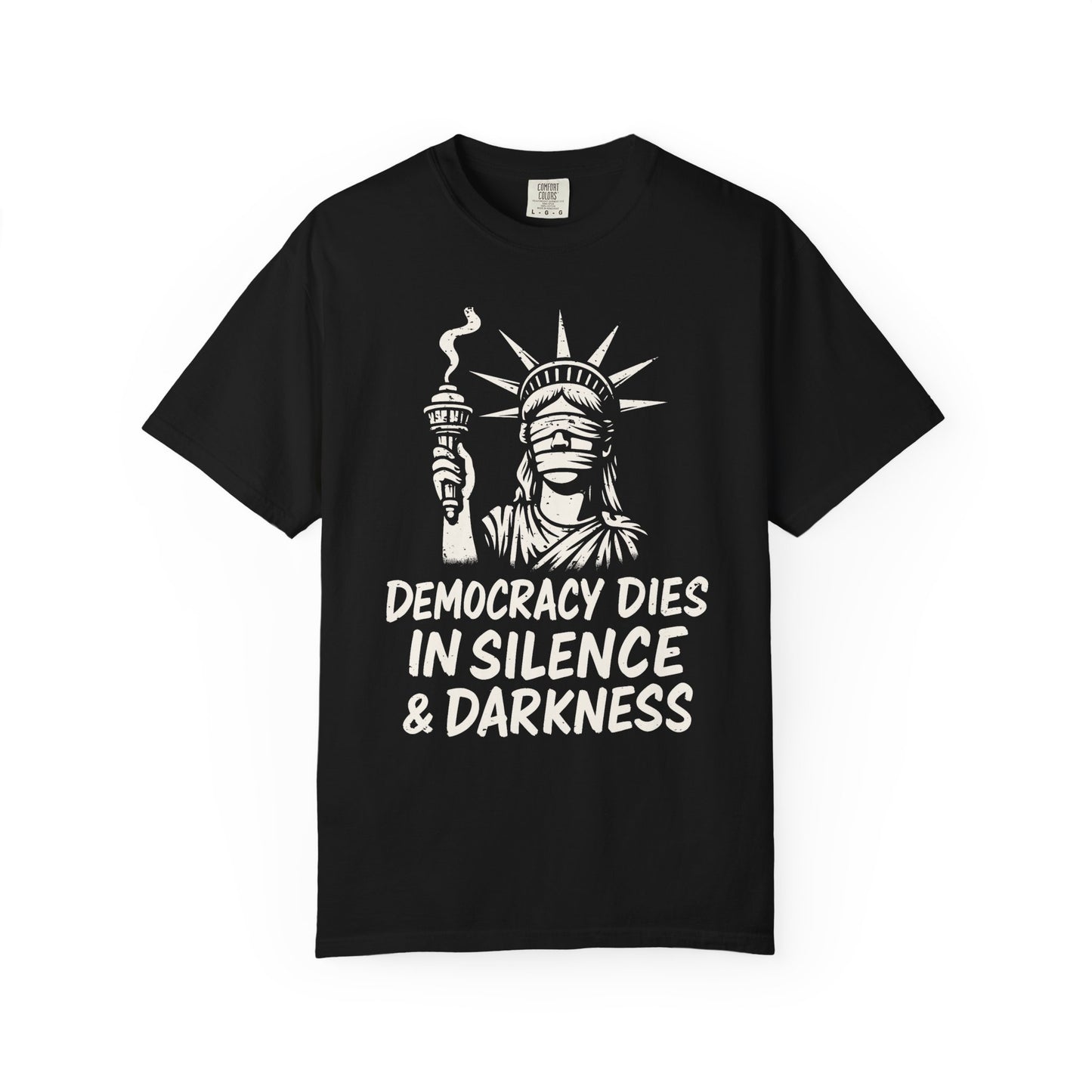 Protest Shirt Extinguished Liberty Tee Social Justice T-Shirt Anti-Trump Merch Comfort Colors Anti-Fascism Resistance Gear Protest Apparel