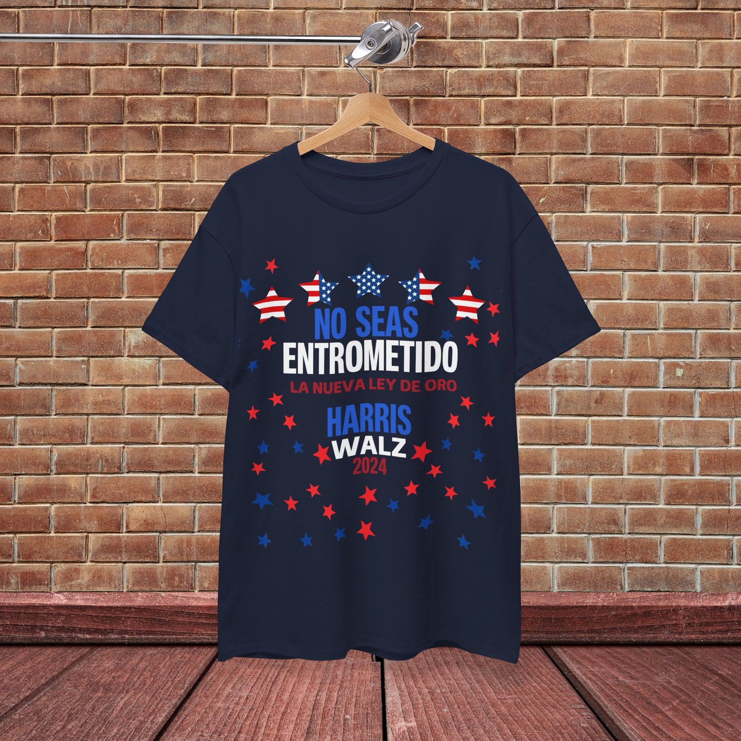 No Seas Entrometido Shirt- Harris/Walz 2024 T-Shirt in Spanish-  Democrat Presidential Election Tee