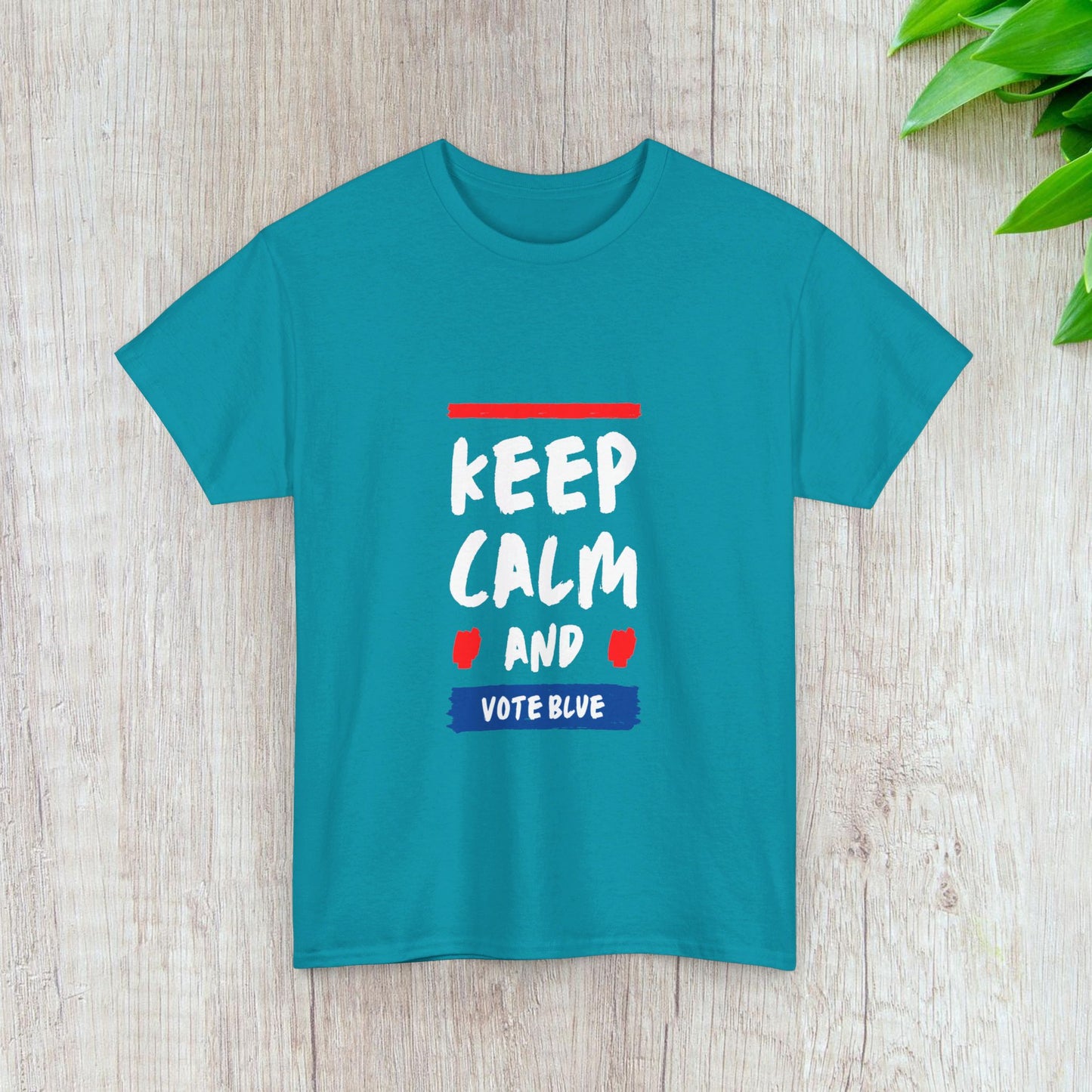 Keep Calm and Vote Blue Shirt- Save Democracy Tee- Democrat Presidential Election T-Shirt