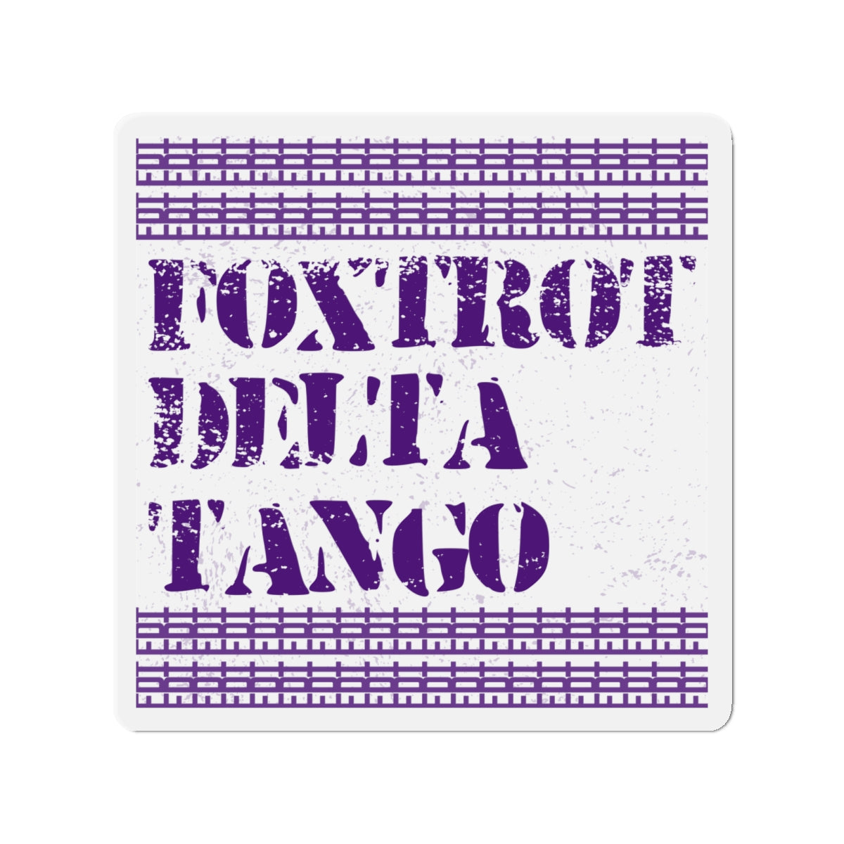 Political Magnet Anti-Trump Merch Foxtrot Delta Tango Car Magnet Political Decal FDT Resist Protest Activism Gear Anti-Fascism Resistance