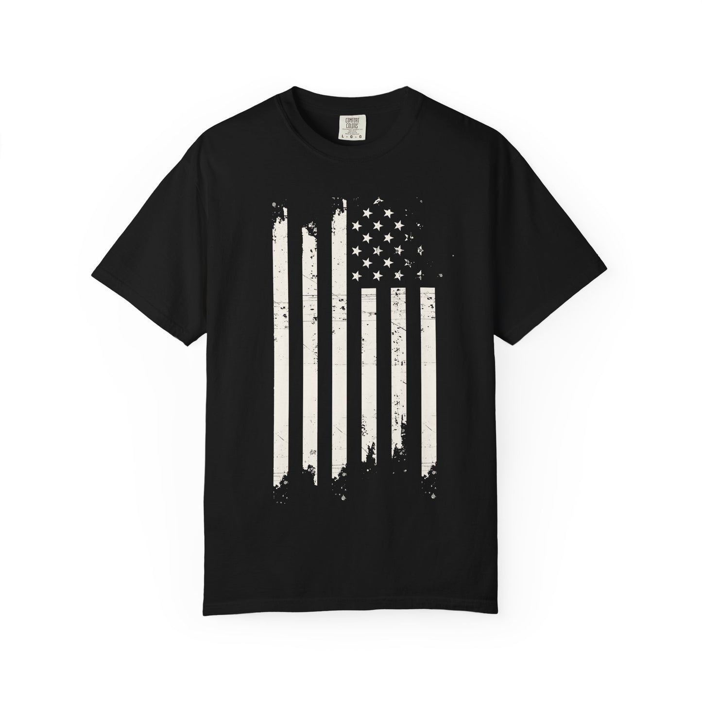 Distressed USA Flag Mourning Protest Shirt Social Justice TShirt Anti-Trump Merch Anti-Fascism Resist Comfort Colors Tee Democrat Apparel