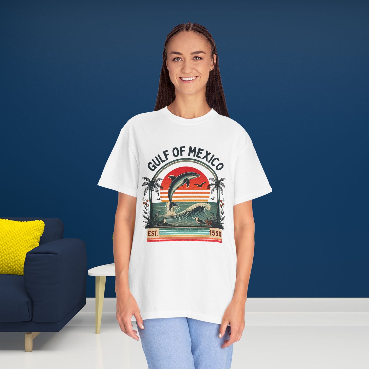 Gulf of Mexico Tee Dolphin Resist T-Shirt Social Justice Shirt Comfort Colors Resistance Tee Anti Trump Protest Tshirt Democrat Apparel