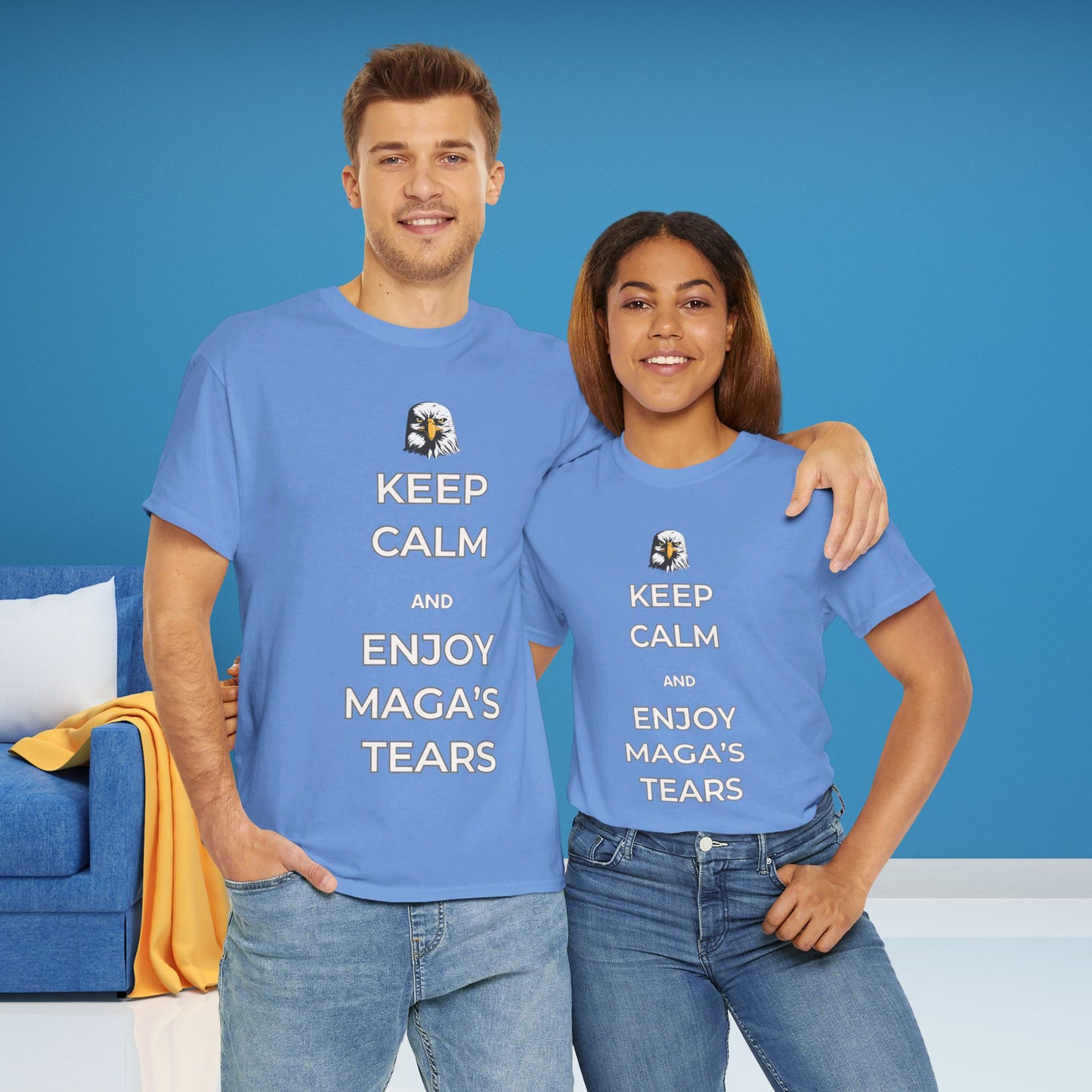 Keep Calm and Enjoy MAGA's Tears Shirt- Harris Walz Tee-  Democrat Presidential Election T-Shirt