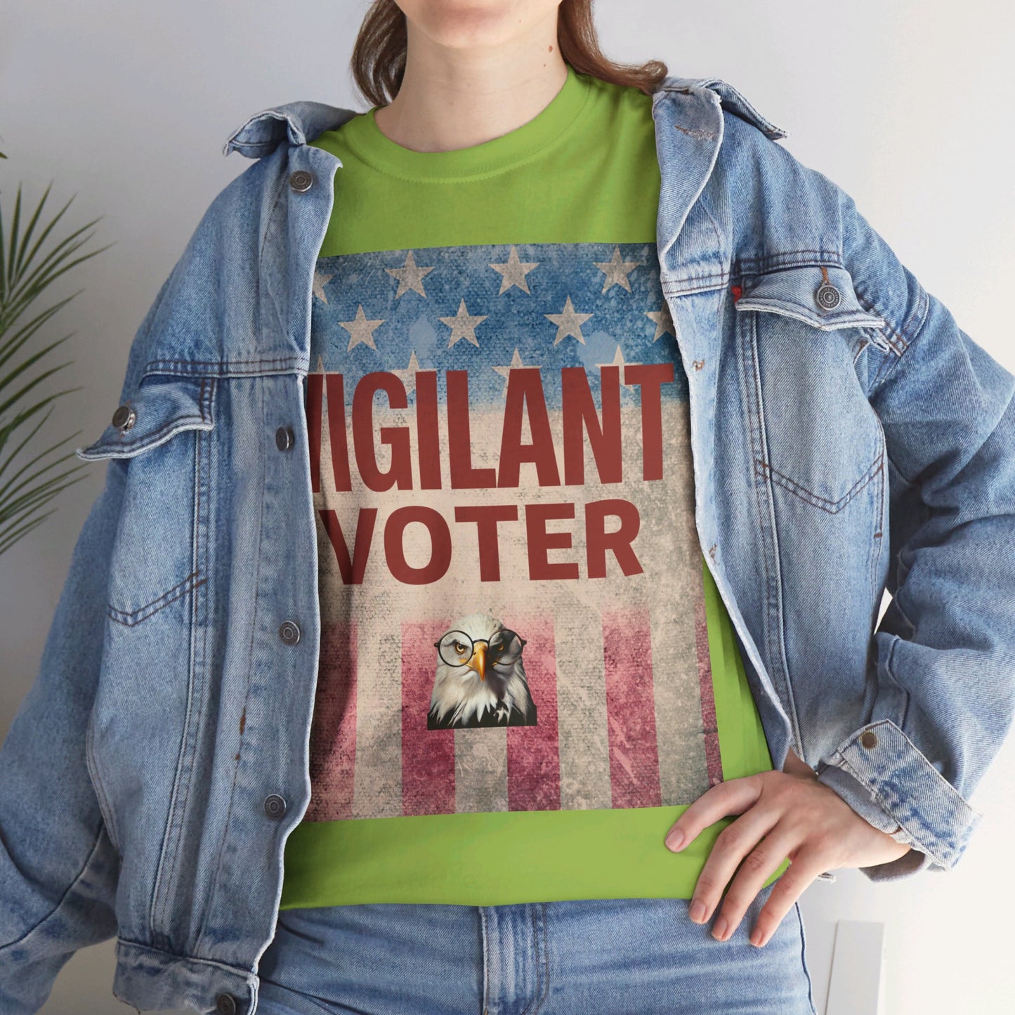 Vigilant Voter Shirt- Vote Blue Save Democracy Tee- Democrat Presidential Election T-Shirt