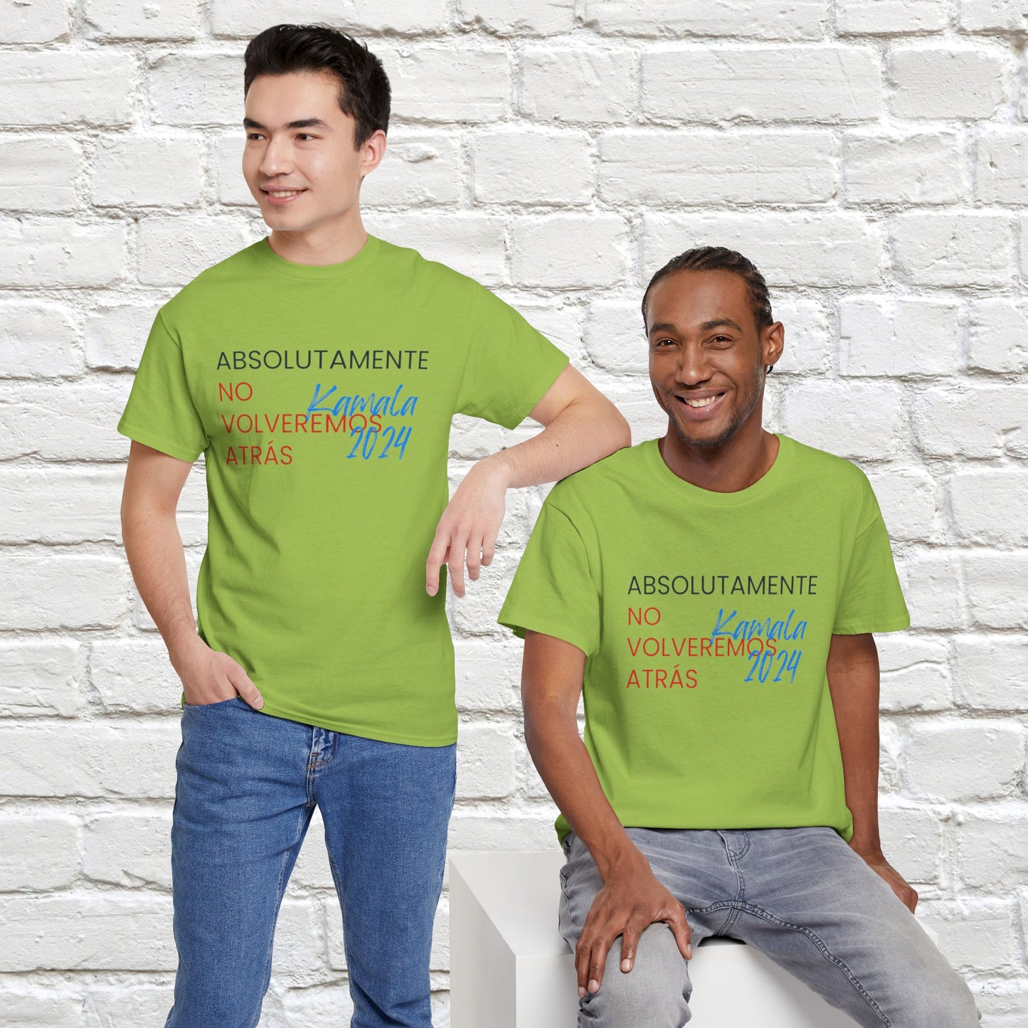 Absolutamente No Volveremos Atrás Shirt- We're Not Going Back en Español Save Democracy Tee-  Democrat Presidential Election T-Shirt