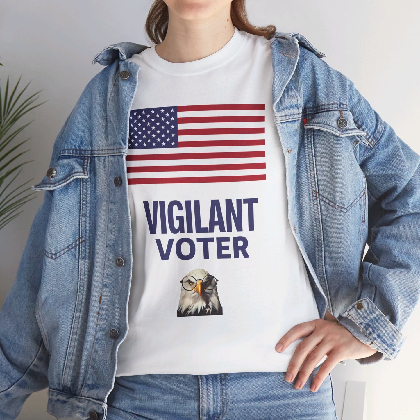 Vigilant Voter Shirt- Vote Blue Save Democracy Tee- Democrat Presidential Election T-Shirt