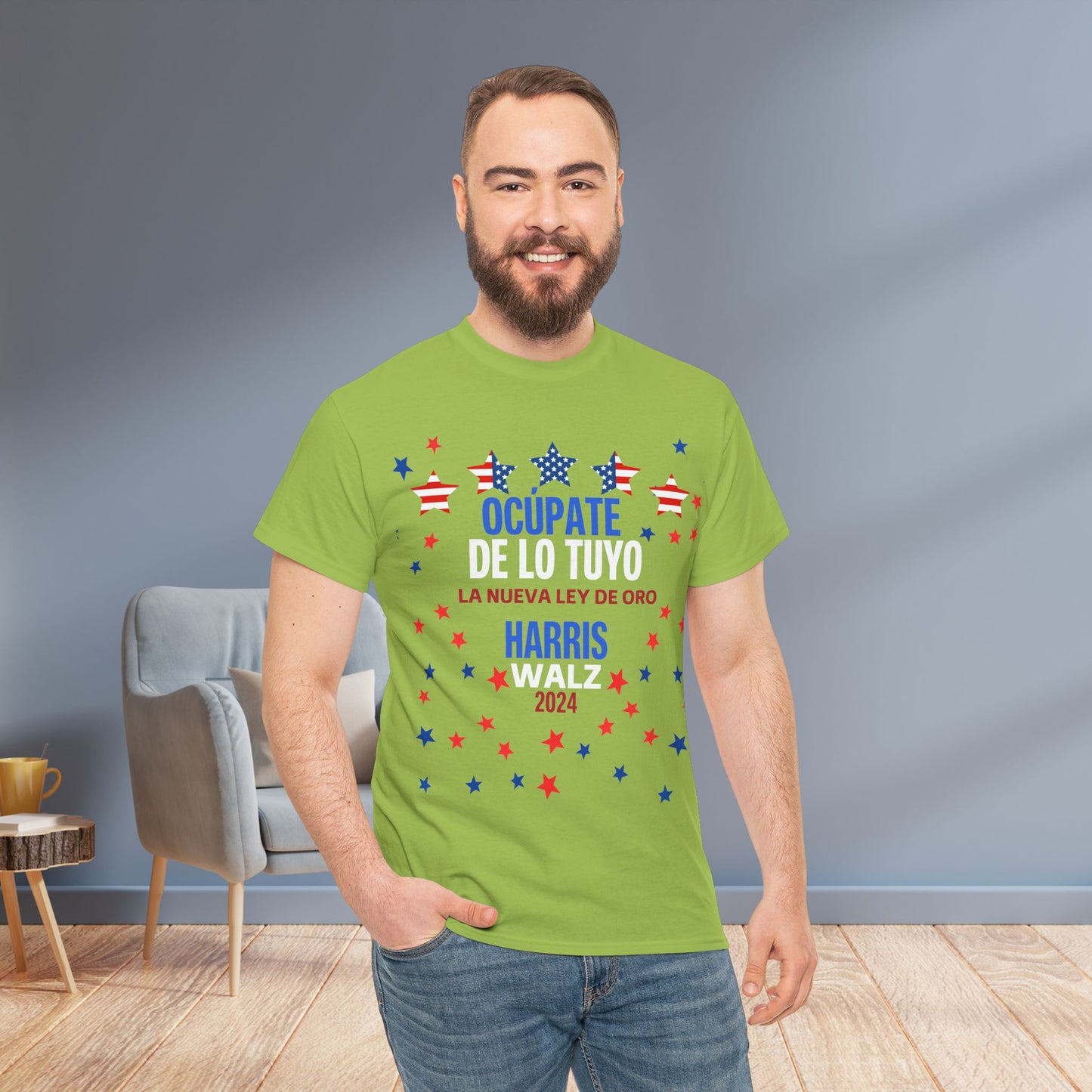 Ocúpate De Lo Tuyo Shirt- Harris/Walz 2024 T-Shirt in Spanish-  Democrat Presidential Election Tee