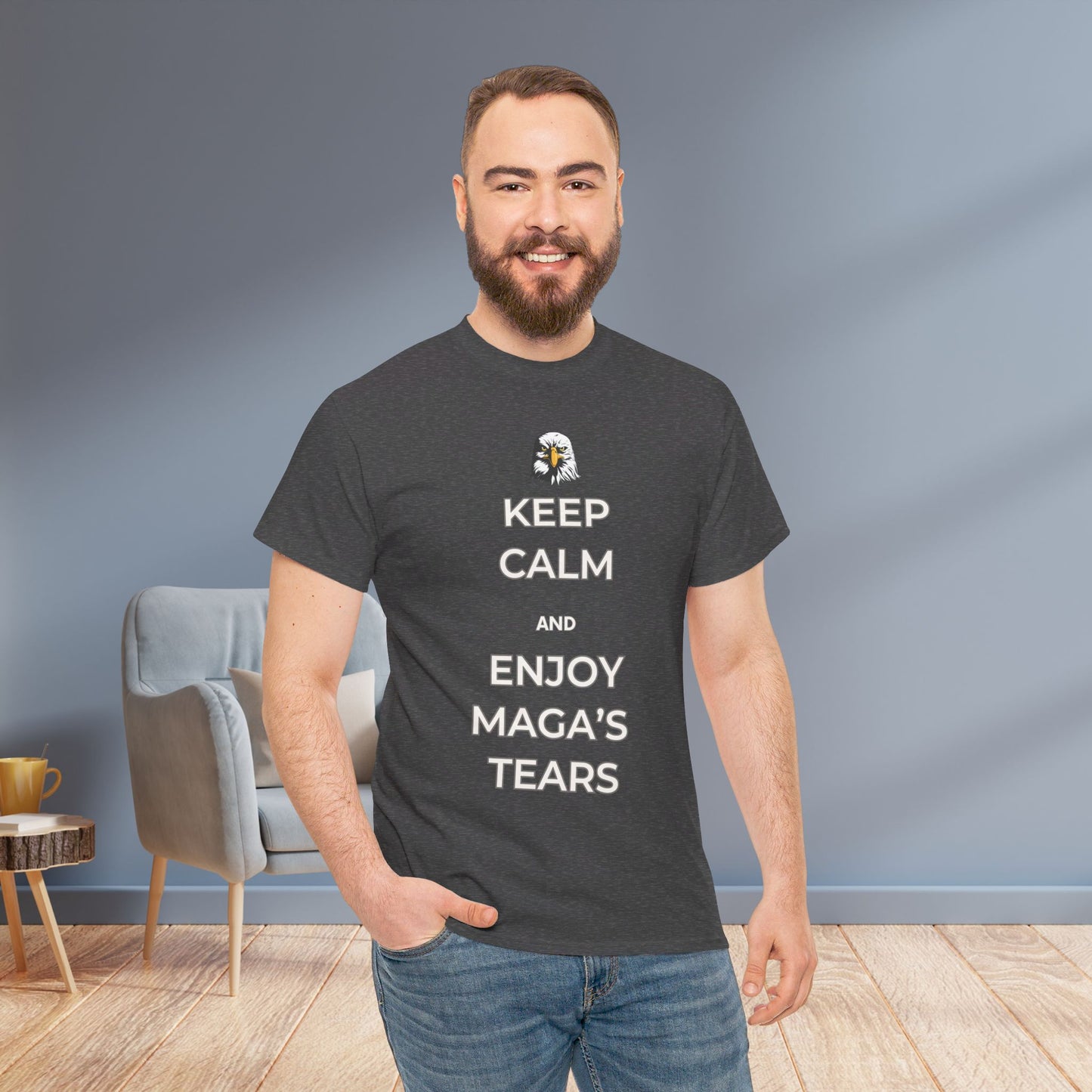 Keep Calm and Enjoy MAGA's Tears Shirt- Harris Walz Tee-  Democrat Presidential Election T-Shirt