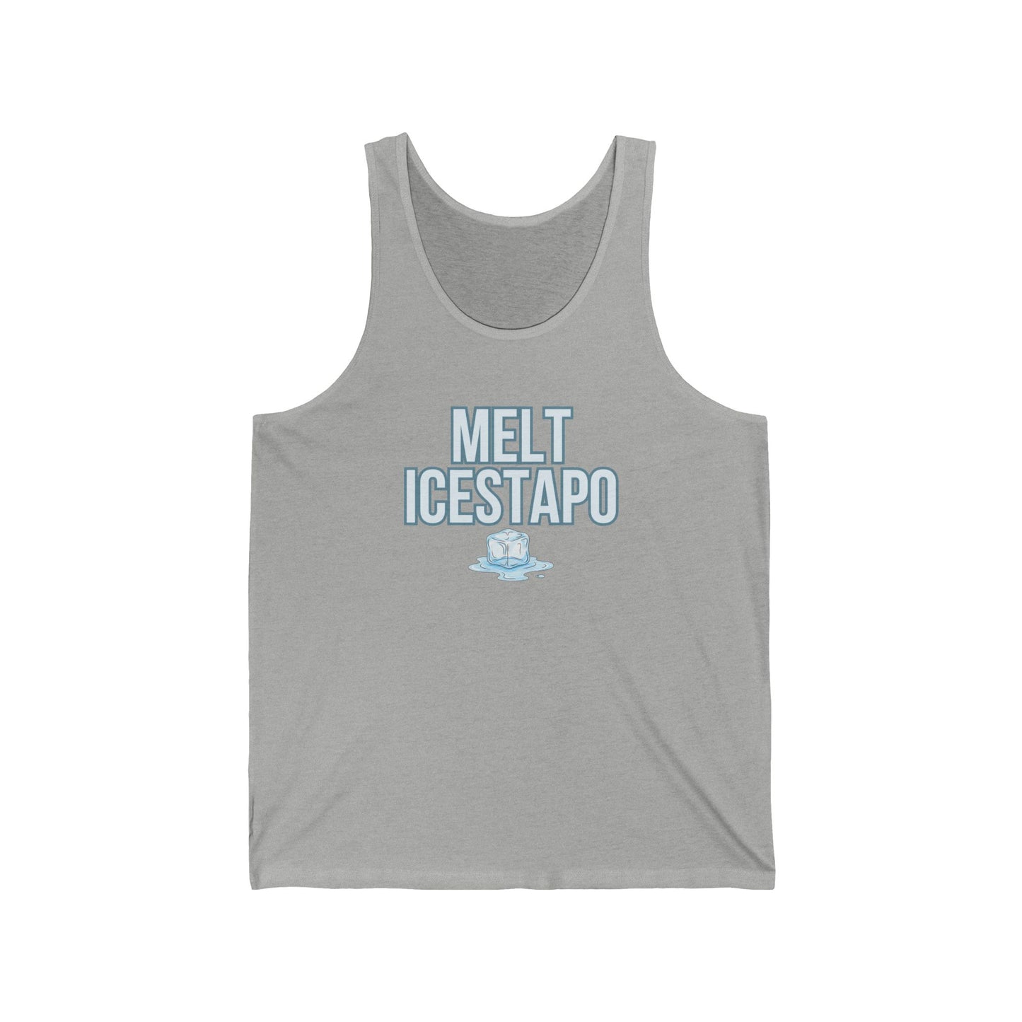 MELT ICESTAPO Shirt Protest Tank Top Foxtrot Delta Tango F*ck Donald Trump Social Justice Anti-Fascism Abolish ICE Gestapo Sleeveless Cotton