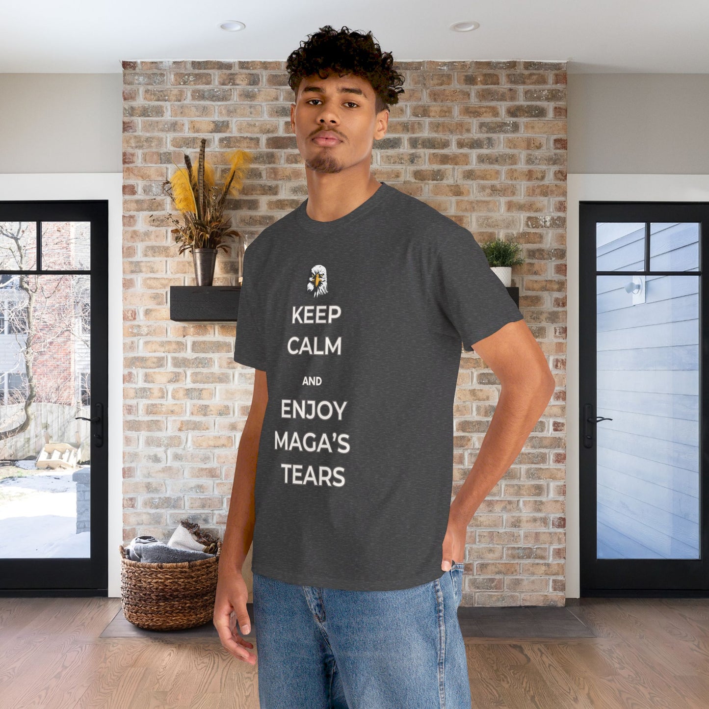 Keep Calm and Enjoy MAGA's Tears Shirt- Harris Walz Tee-  Democrat Presidential Election T-Shirt