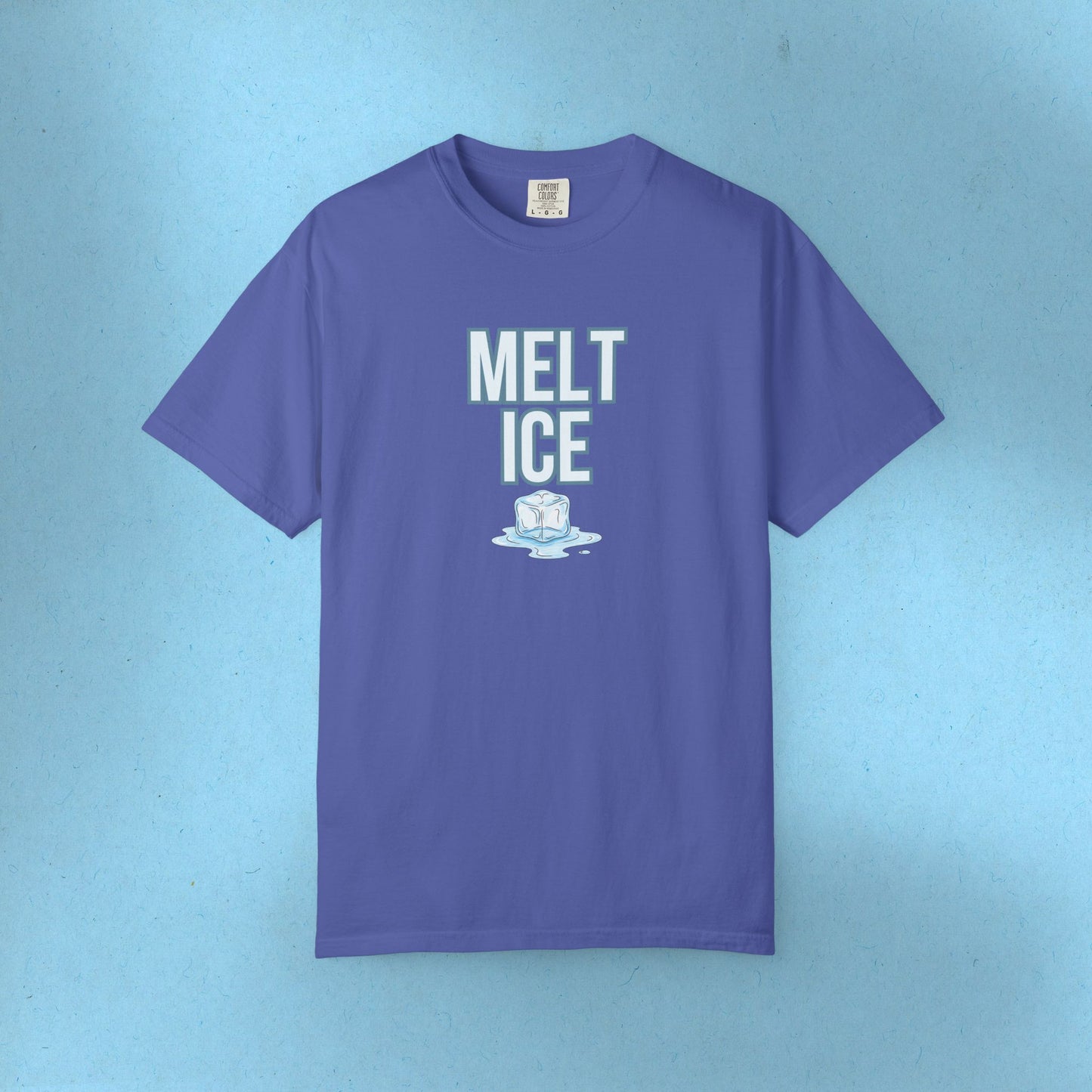 Melt ICE Tee Protest Shirt Foxtrot Delta Tango F*ck Donald Trump Anti-Fascism Abolish Icestapo Comfort Colors Ring-Spun Cotton Tshirt