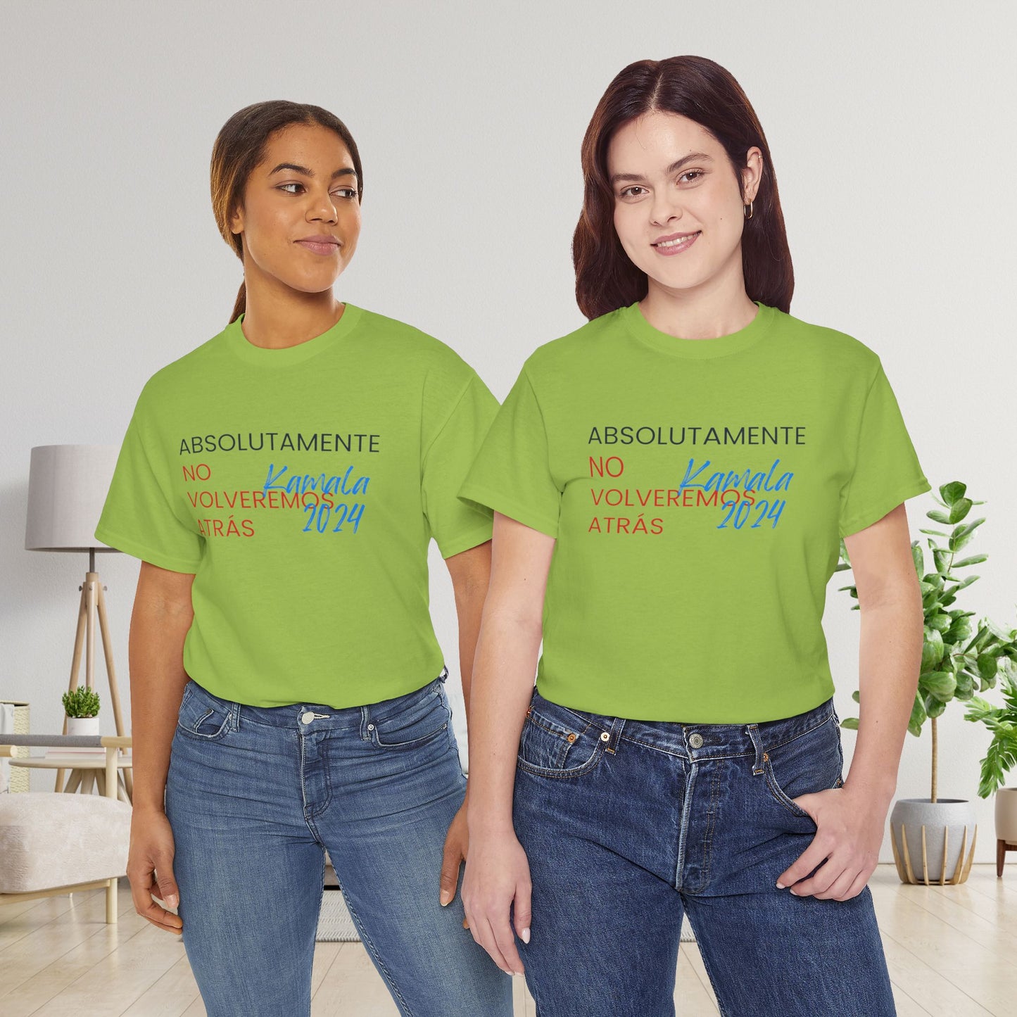 Absolutamente No Volveremos Atrás Shirt- We're Not Going Back en Español Save Democracy Tee-  Democrat Presidential Election T-Shirt