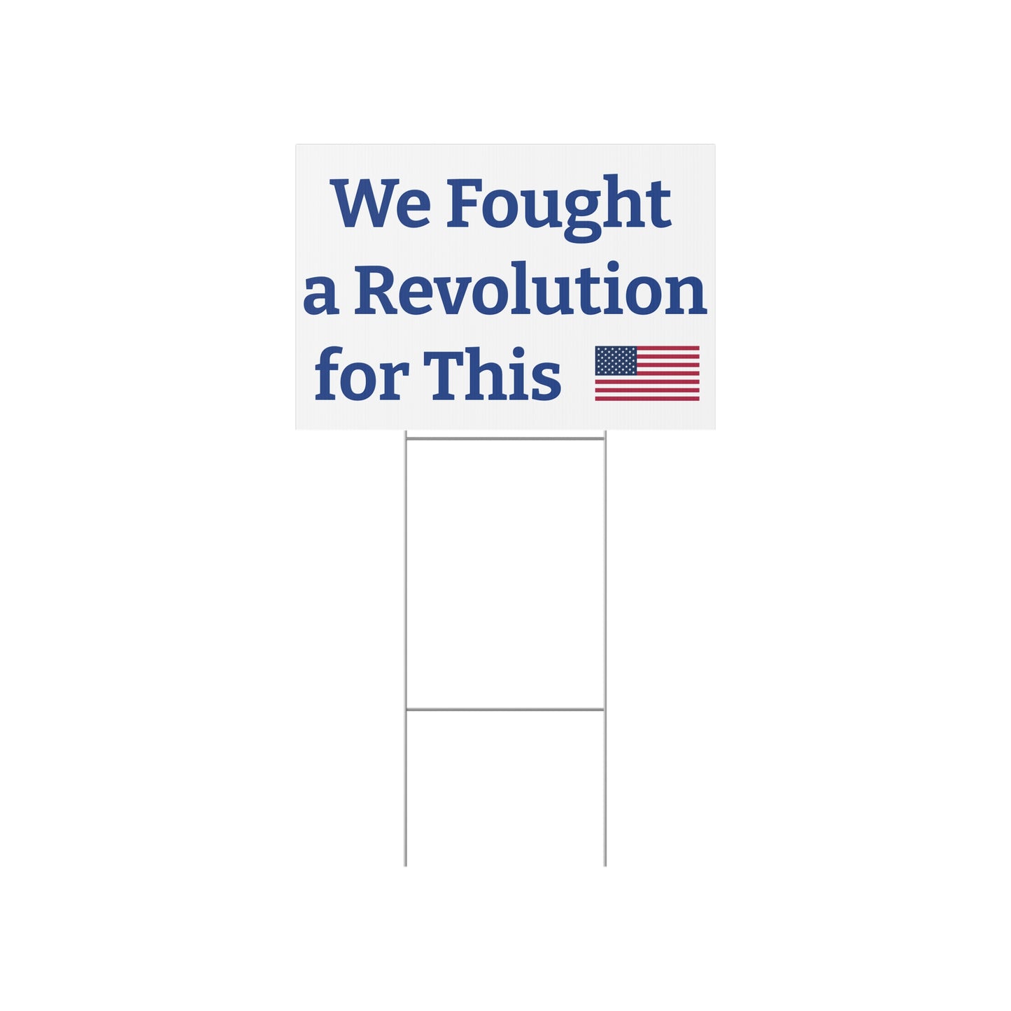 Large-Patriotic Lawn Sign Celebrate Freedom, Revolution, Americana Decor, Yard Sign, Independence Day, Political Statements, Outdoor Decor
