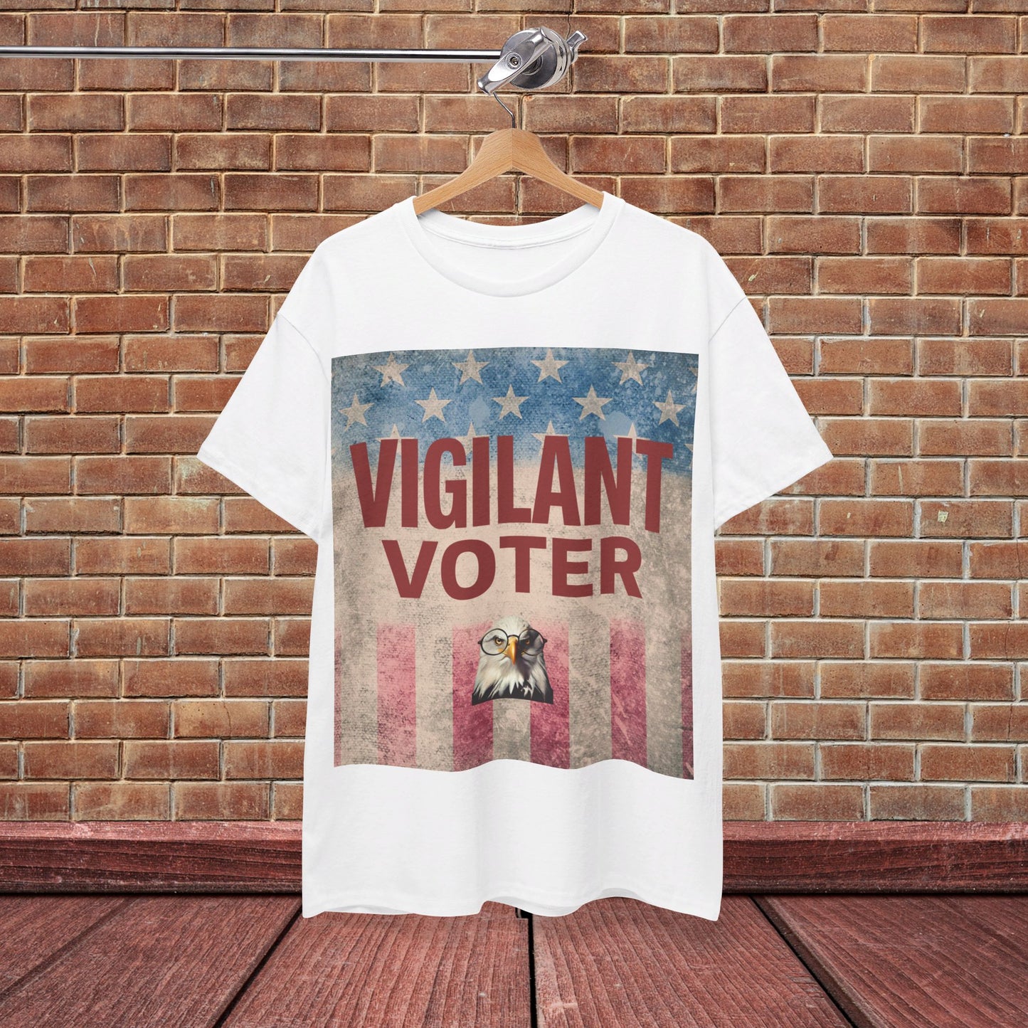 Vigilant Voter Shirt- Vote Blue Save Democracy Tee- Democrat Presidential Election T-Shirt