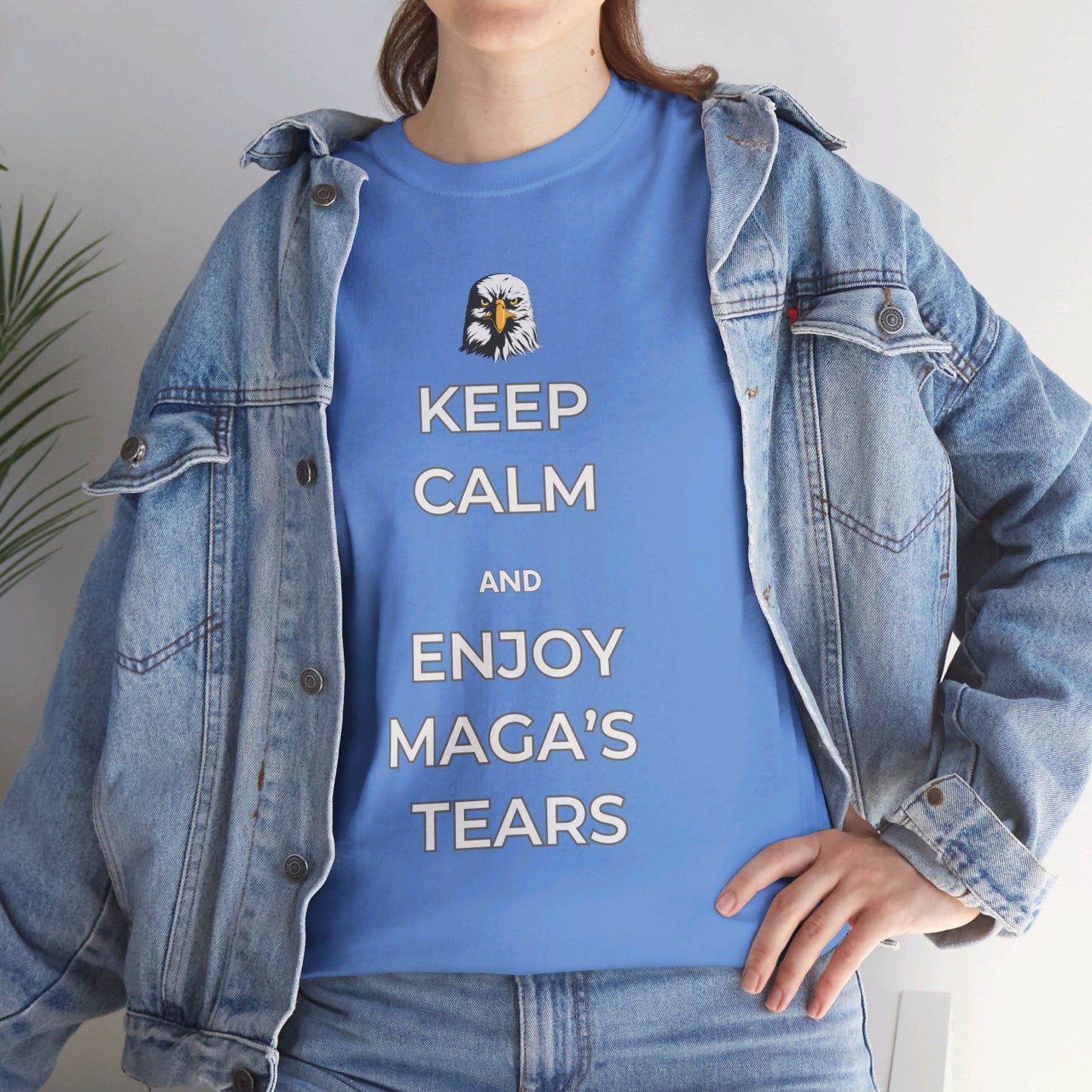 Keep Calm and Enjoy MAGA's Tears Shirt- Harris Walz Tee-  Democrat Presidential Election T-Shirt