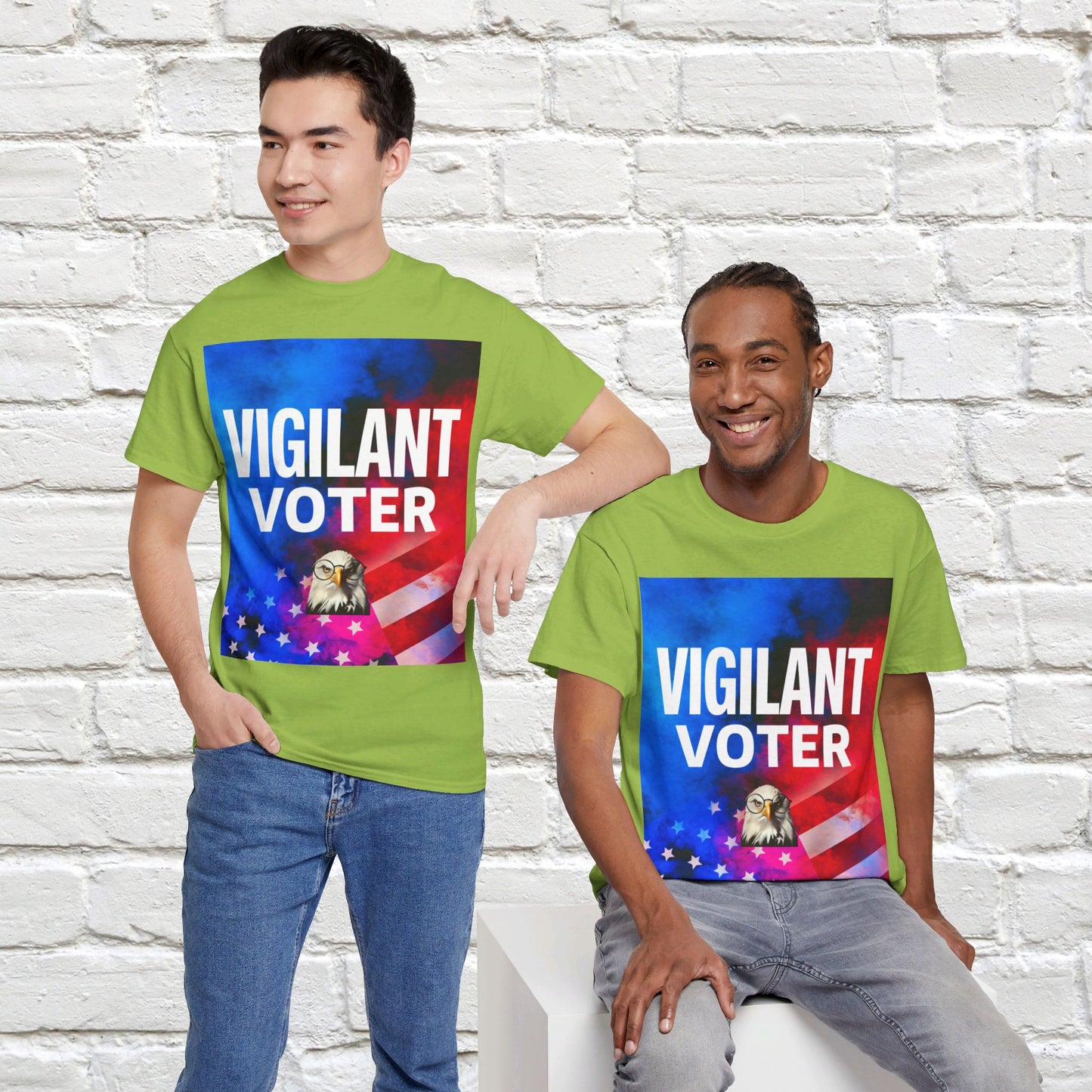 Vigilant Voter Shirt- Vote Blue Save Democracy Tee- Democrat Presidential Election T-Shirt