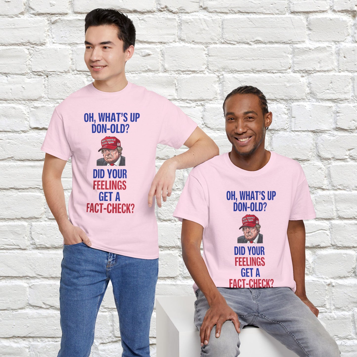 Did Your Feelings Get a Fact-Check? Shirt- Humorous Anti-Fascism Tee-  Democrat Presidential Election T-Shirt