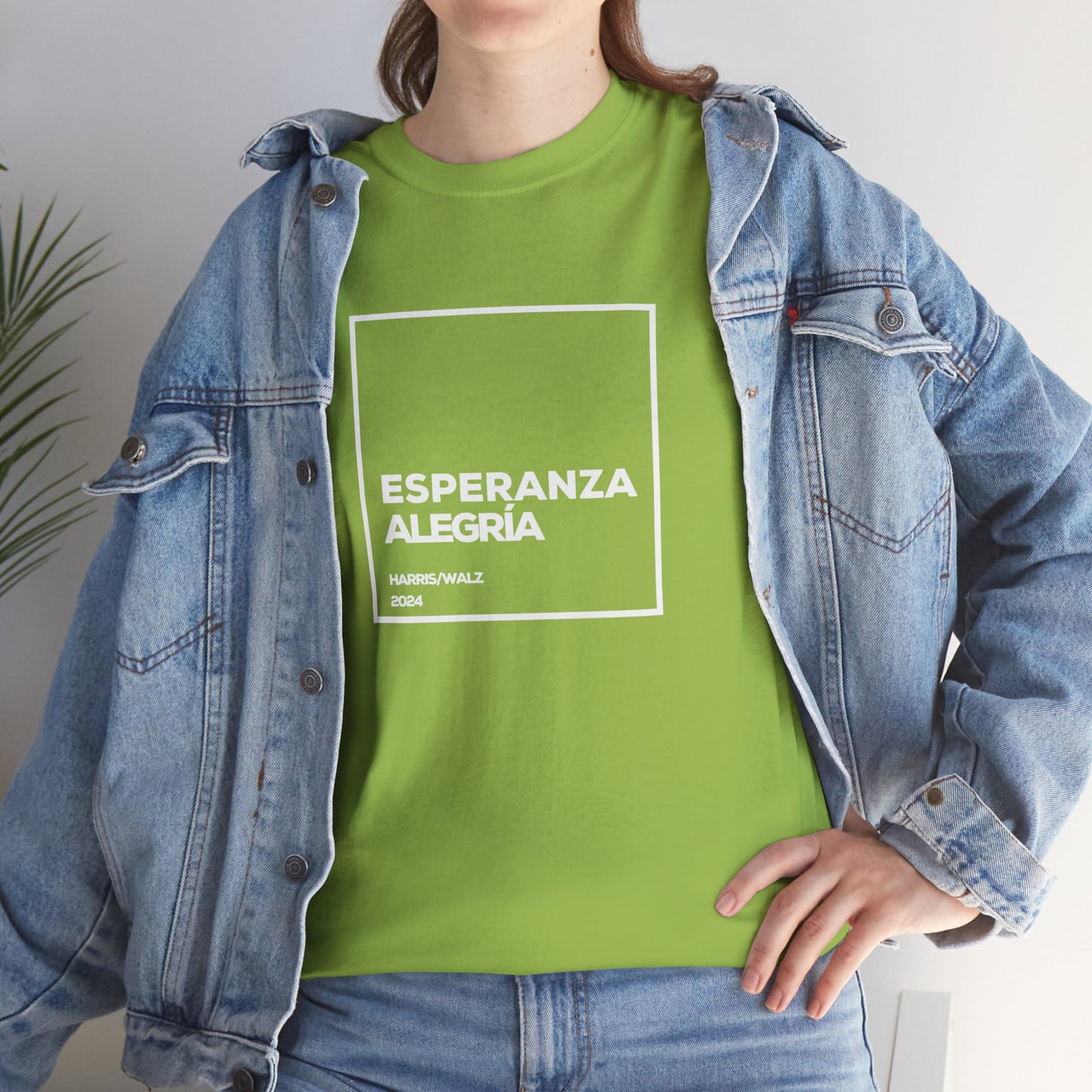 Esperanza y Alegría Shirt- Harris/Walz 2024 T-Shirt in Spanish-  Democrat Presidential Election Tee