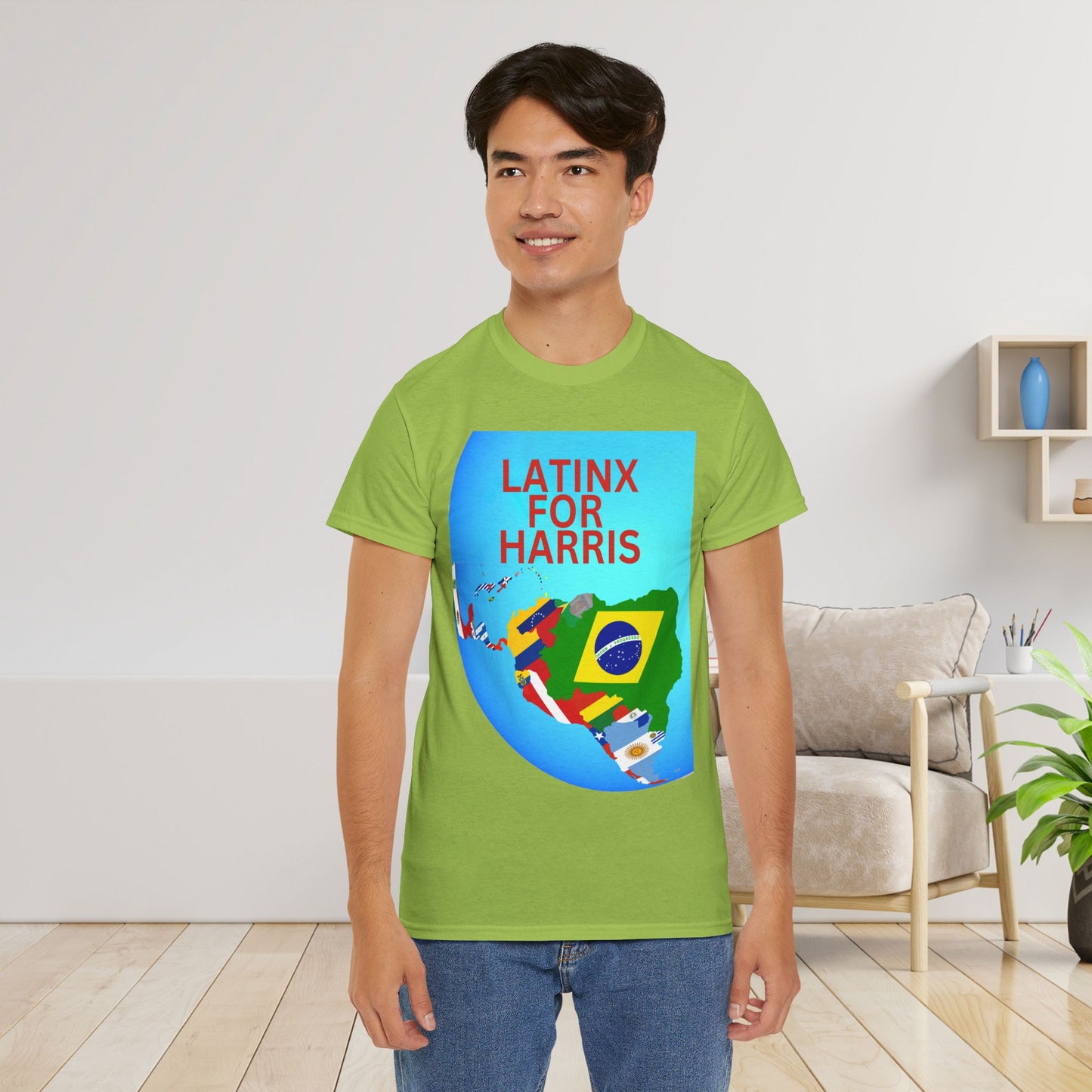 Latinx For Harris Shirt - Harris/Walz 2024 T-Shirt -  Democrat Presidential Election Tee