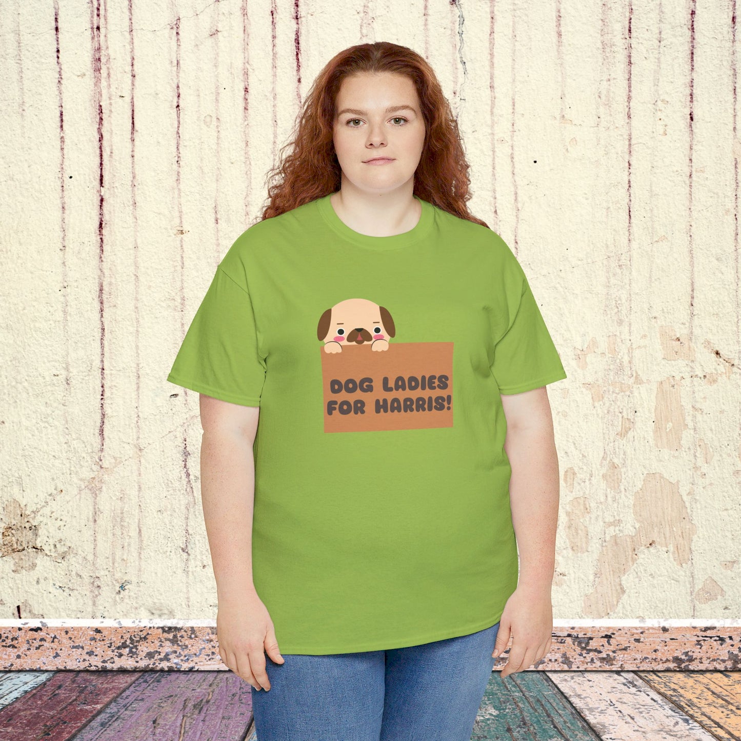 Dog Ladies for Harris Shirt- Dog Ladies Tee-  Witty Democrat Presidential Election T-Shirt