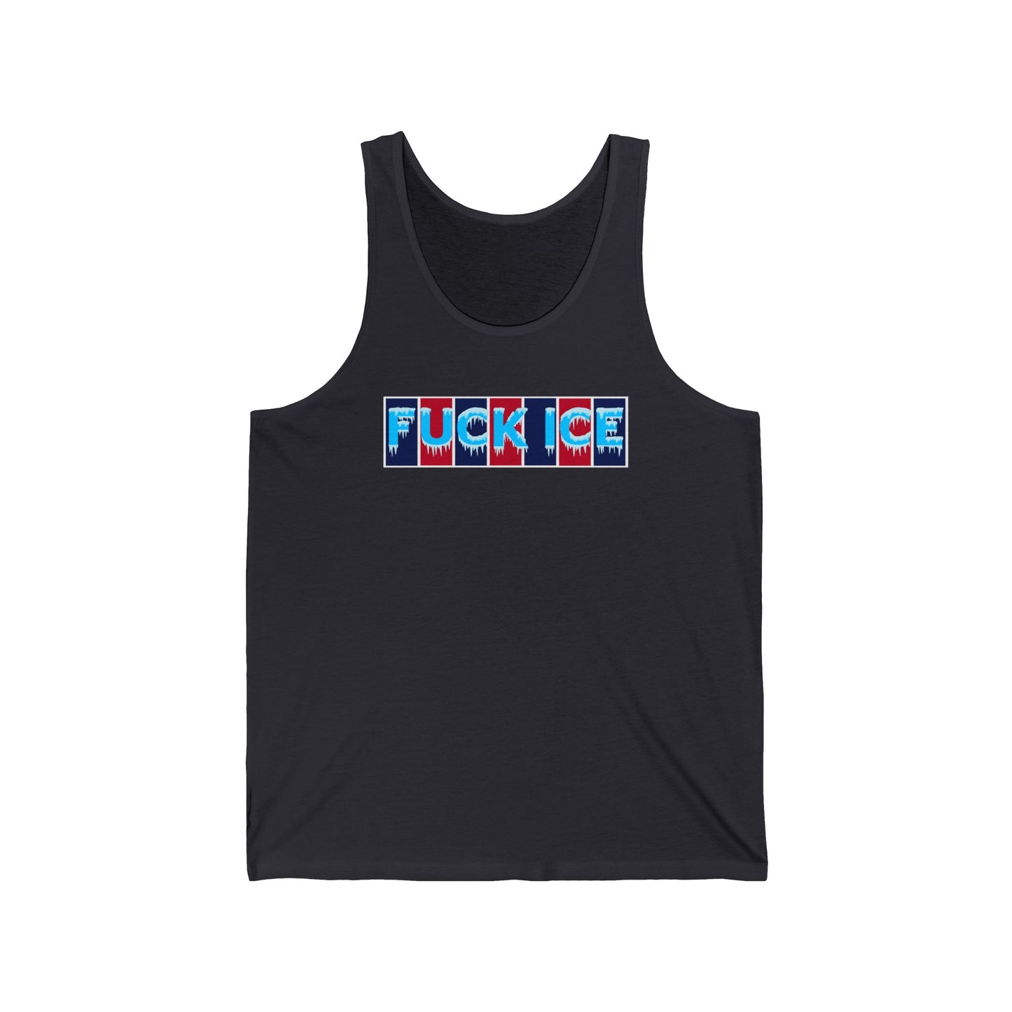 F*ck Ice Shirt Protest Tank Top Foxtrot Delta Tango Fck Donald Trump Social Justice Anti-Fascism Abolish Icestapo Sleeveless Cotton Apparel