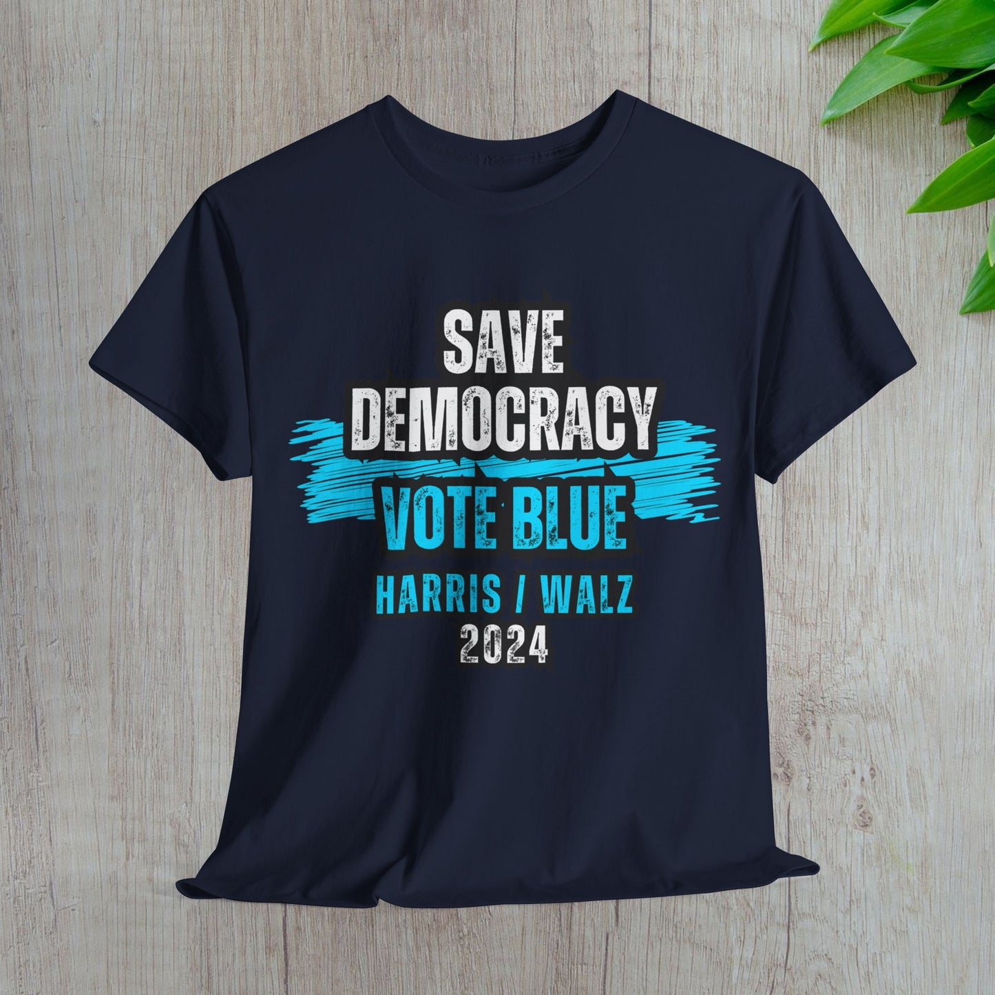 Save Democracy Vote Blue Shirt- Save Democracy Tee- Democrat Presidential Election T-Shirt