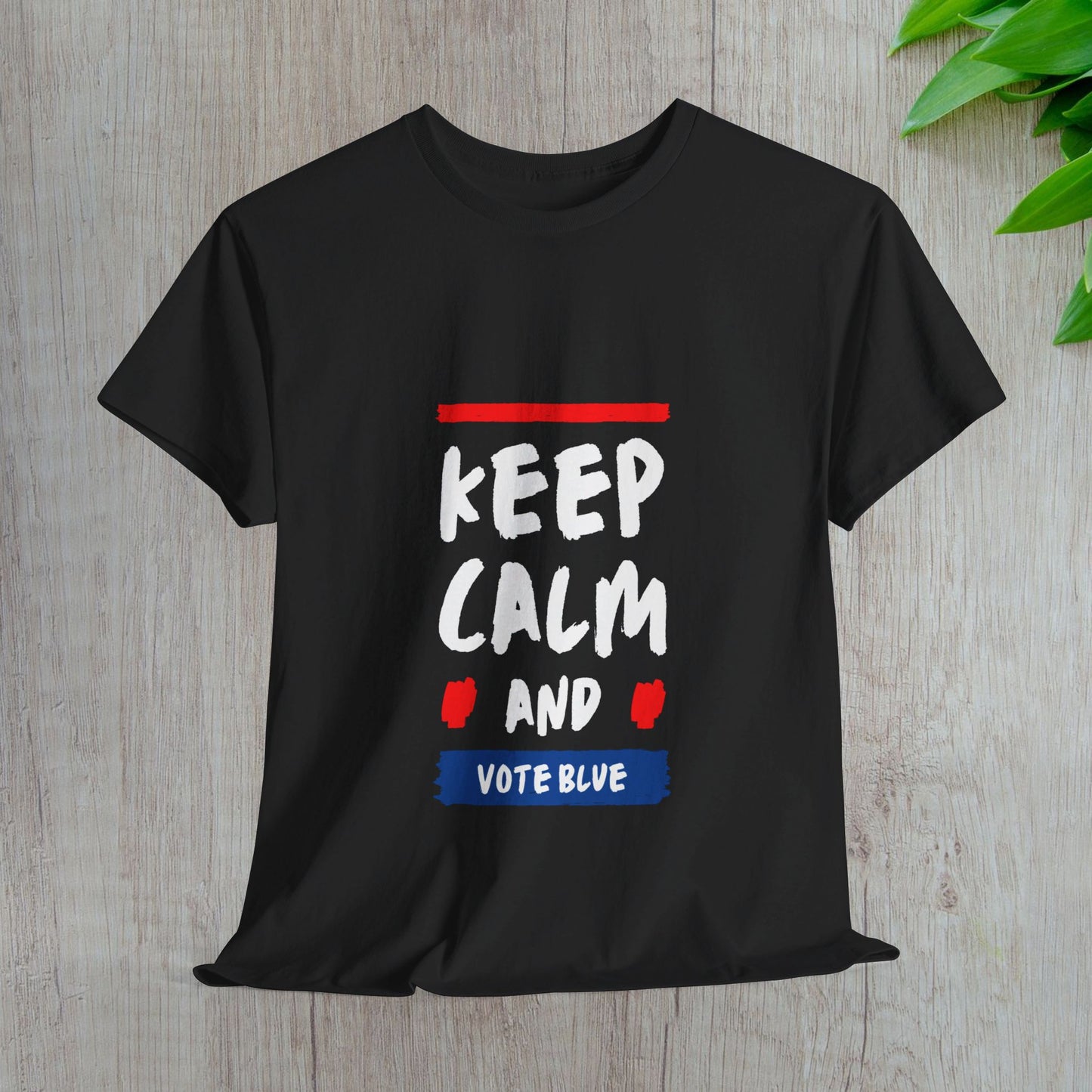 Keep Calm and Vote Blue Shirt- Save Democracy Tee- Democrat Presidential Election T-Shirt