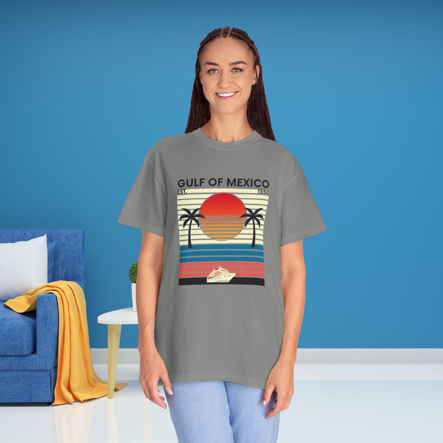 Gulf of Mexico Tee Sunset Resist T-Shirt Social Justice Shirt Comfort Colors Resistance Tee Anti Trump Protest Tshirt Democrat Apparel