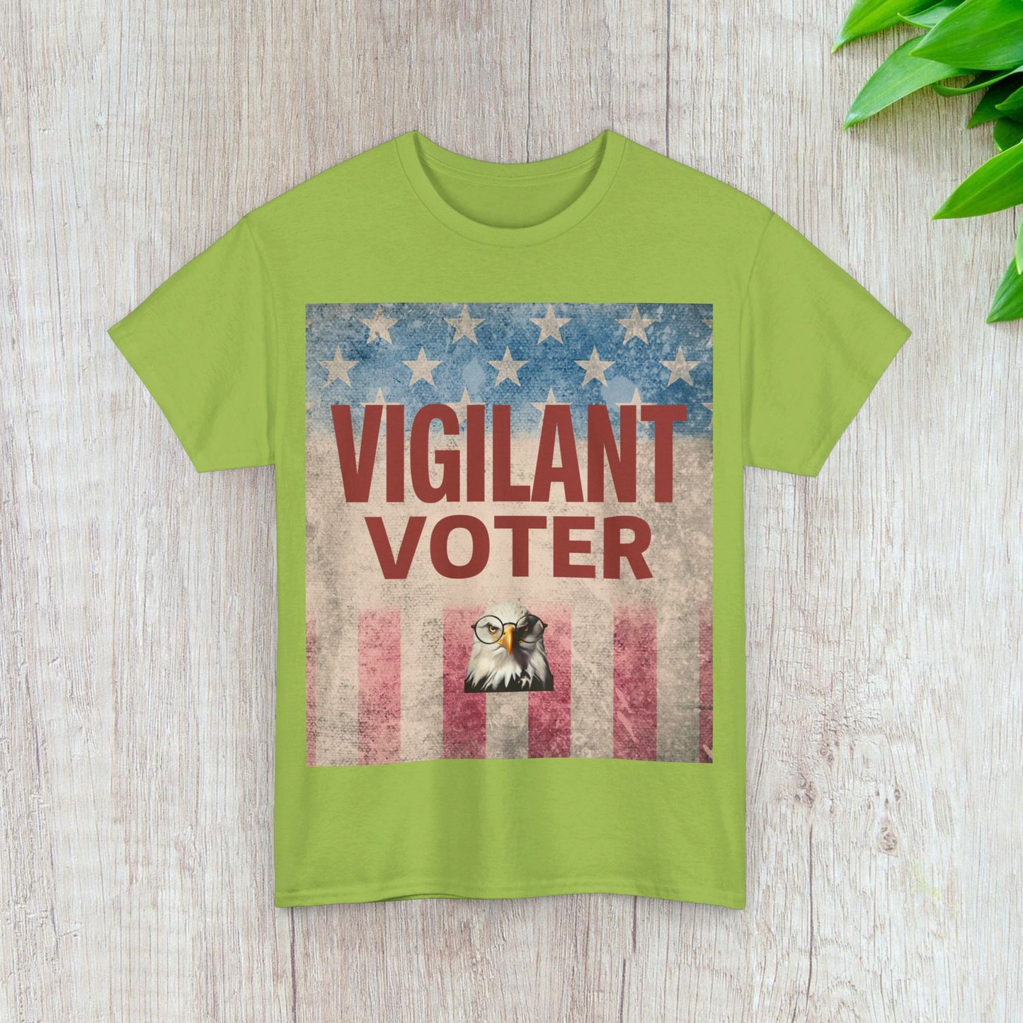 Vigilant Voter Shirt- Vote Blue Save Democracy Tee- Democrat Presidential Election T-Shirt