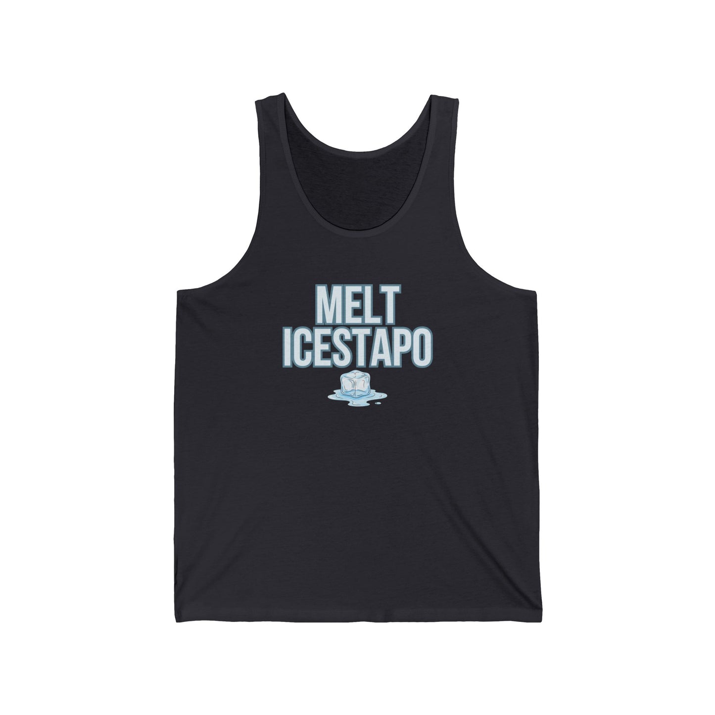 MELT ICESTAPO Shirt Protest Tank Top Foxtrot Delta Tango F*ck Donald Trump Social Justice Anti-Fascism Abolish ICE Gestapo Sleeveless Cotton