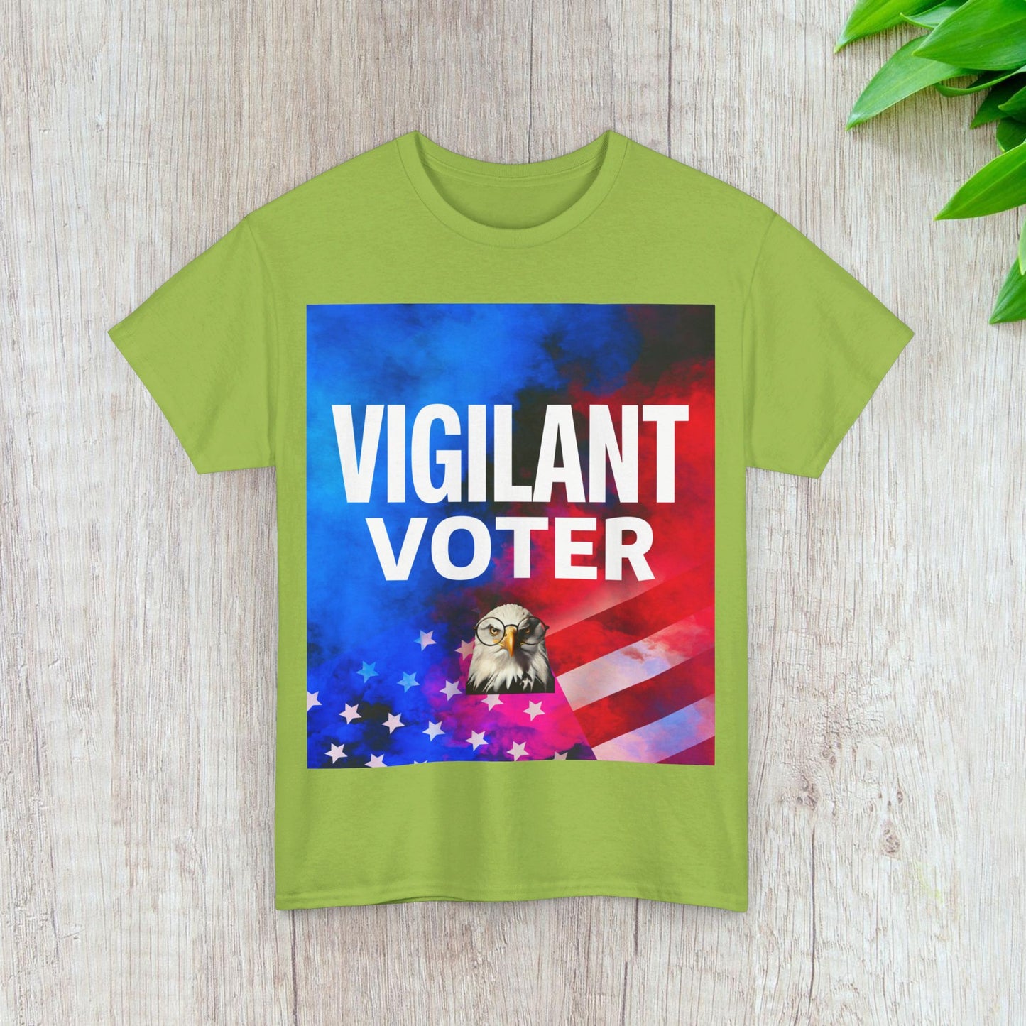 Vigilant Voter Shirt- Vote Blue Save Democracy Tee- Democrat Presidential Election T-Shirt